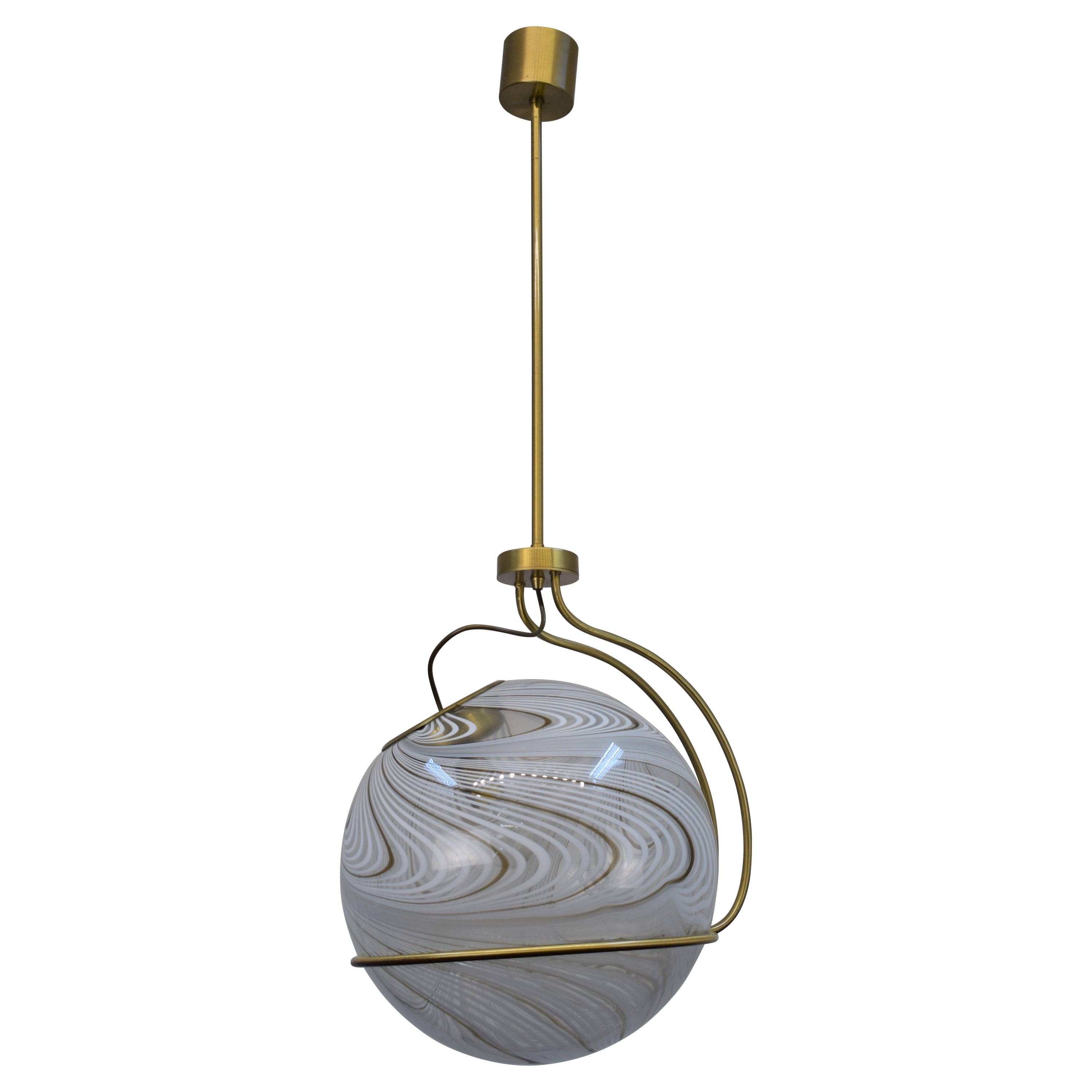 Lampadario italiano di Lino Tagliapietra per La Murrina, anni '70