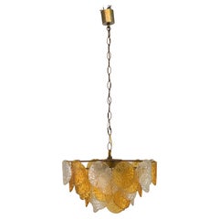 Italian Chandelier by Mazzega, 1960s