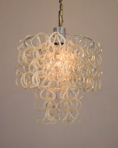 Italian Chandelier by Vistosi Model "Giogali", 1970s