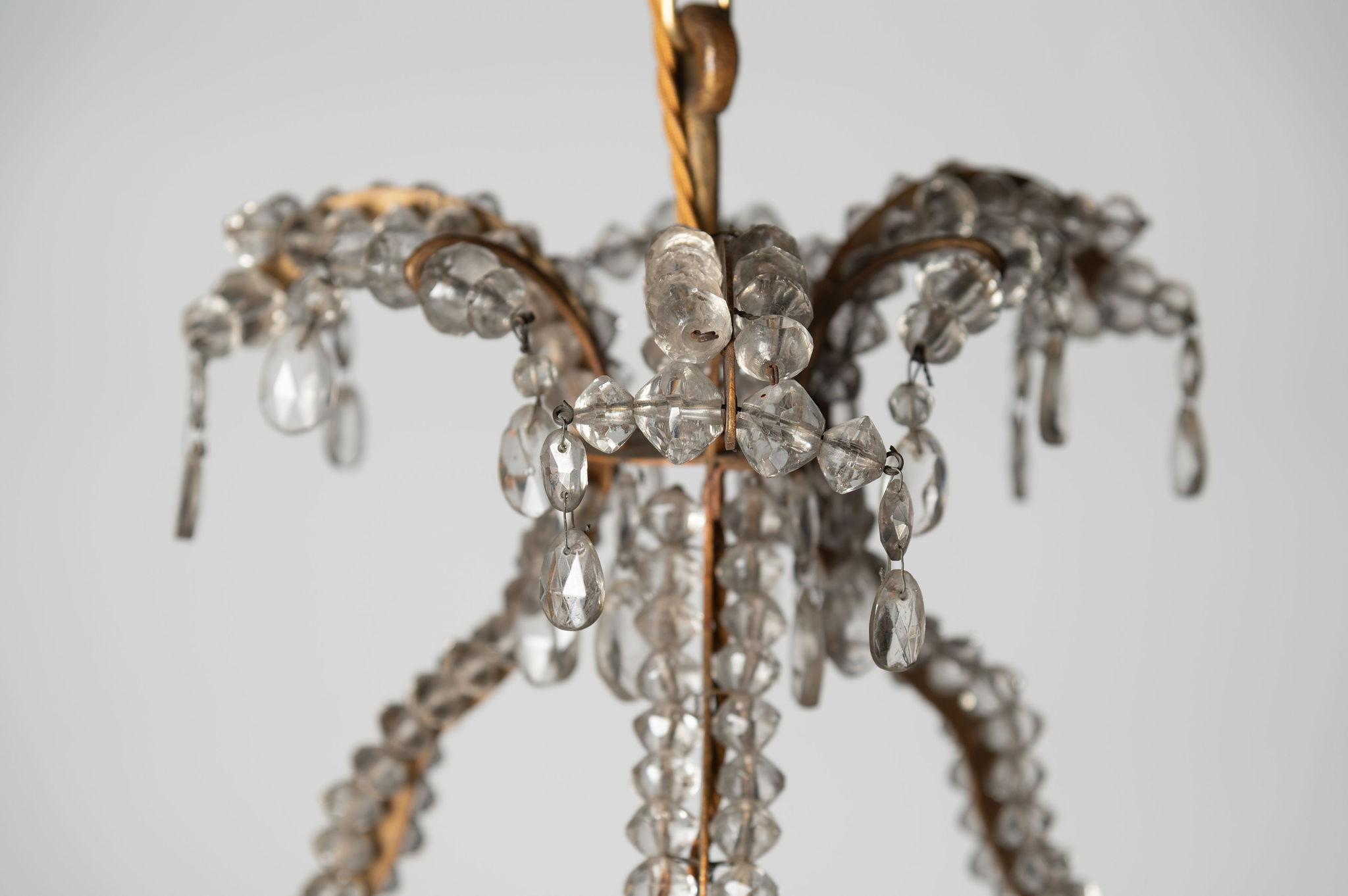 20th Century Italian chandelier  For Sale