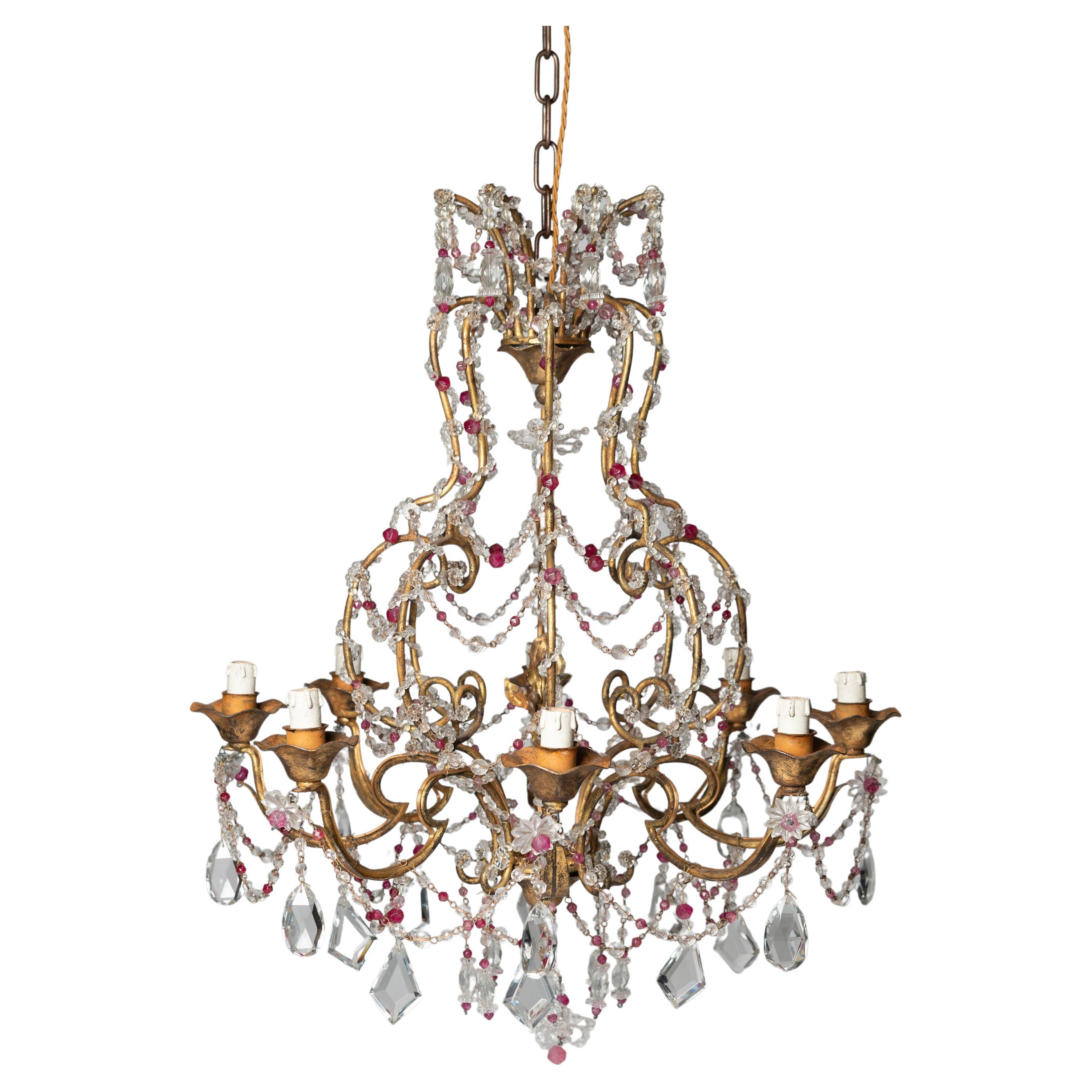 Italian chandelier  For Sale