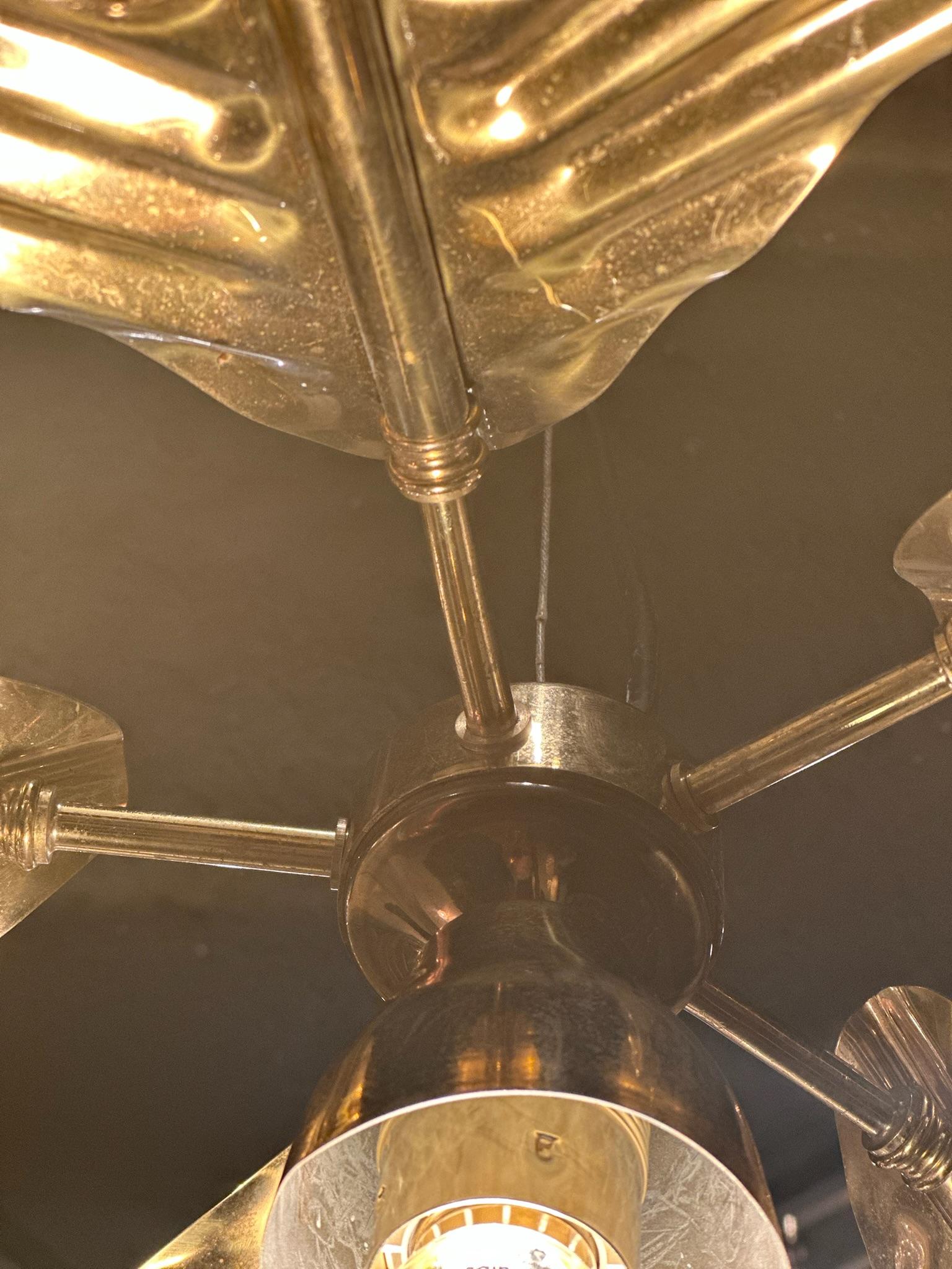 Italian chandelier from the 70's For Sale 1