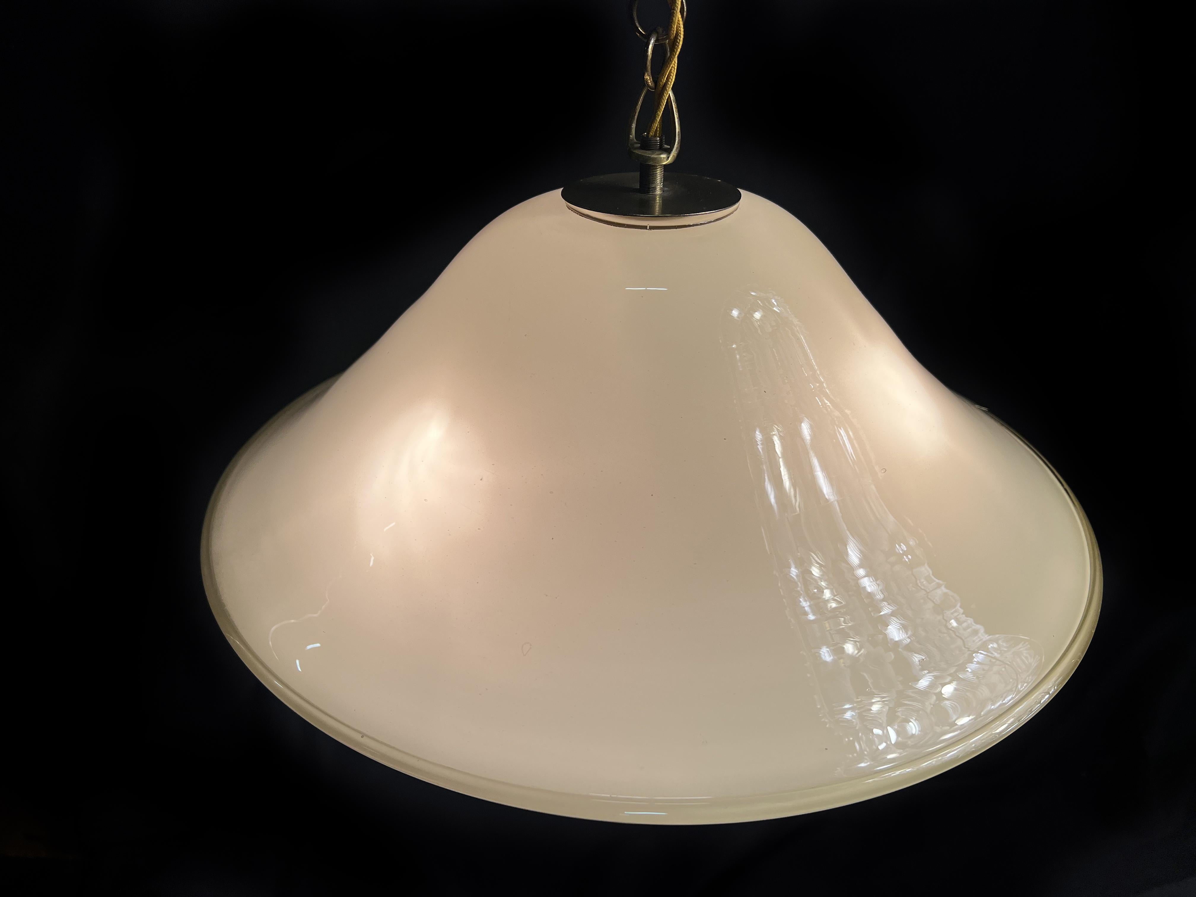Lampadario italiano Inclusione oro di Barovier & Toso, Murano, anni '40 in vendita 5