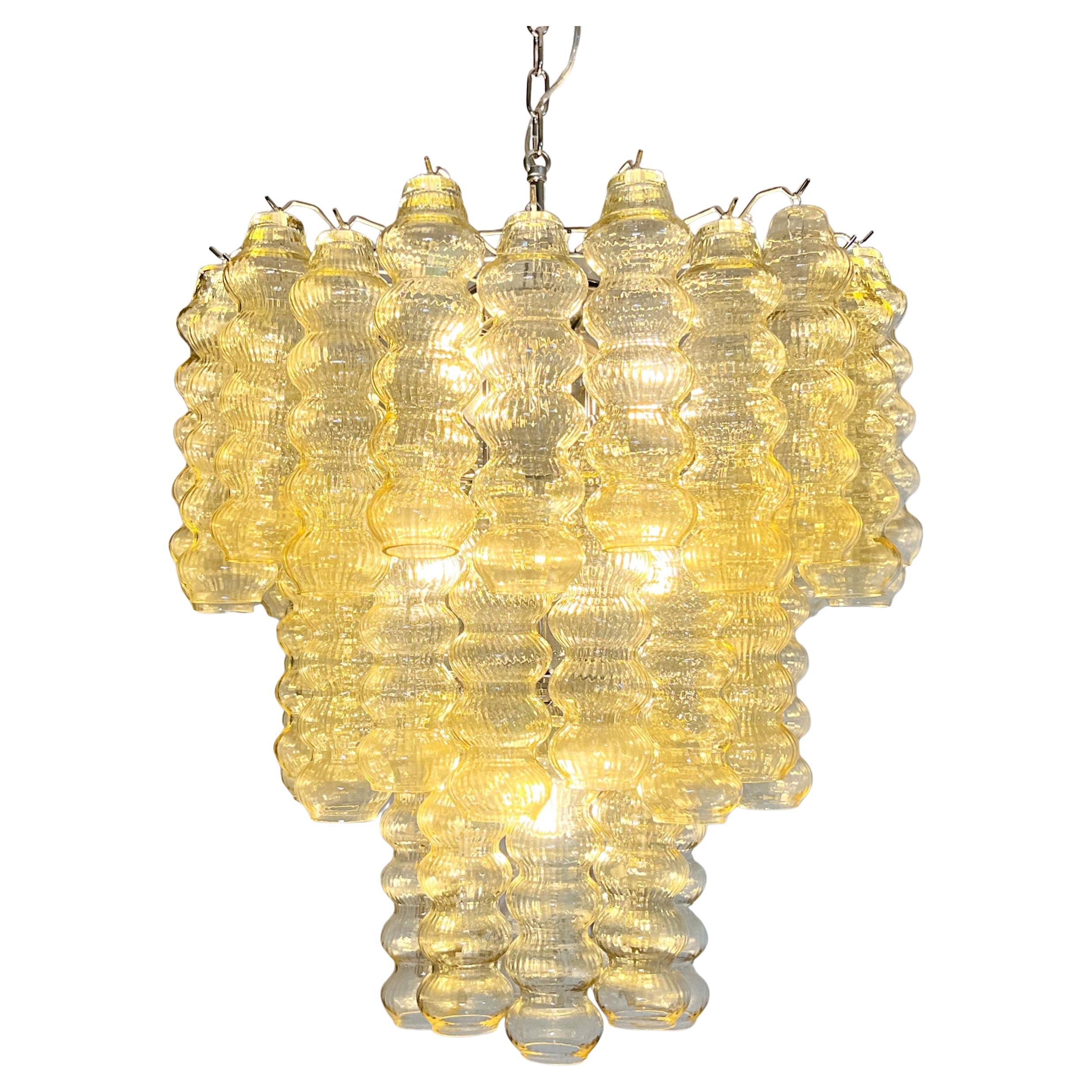 Italian Chandelier in Murano Glass, 1980s