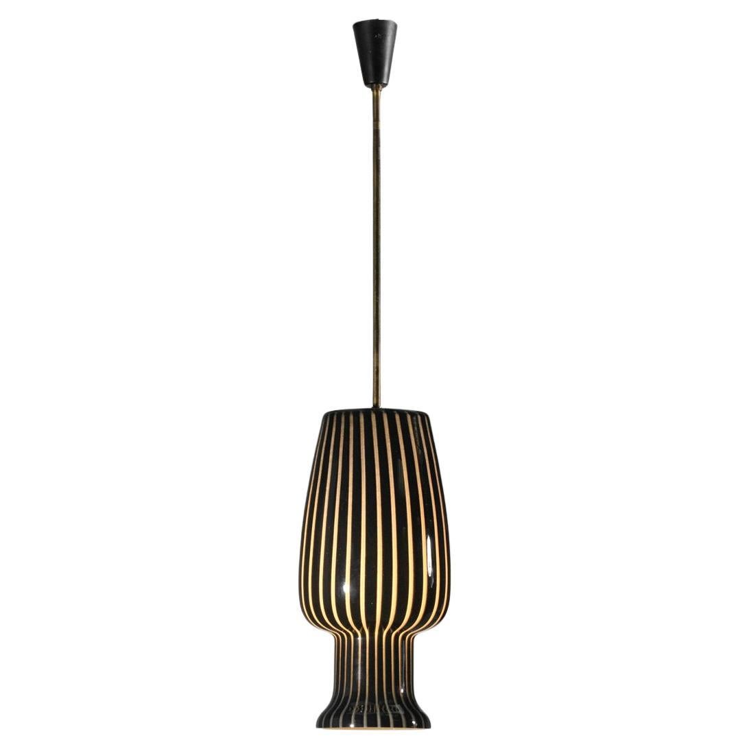Italian chandelier in murano glass attributed to massimo vignelli for venini 60'