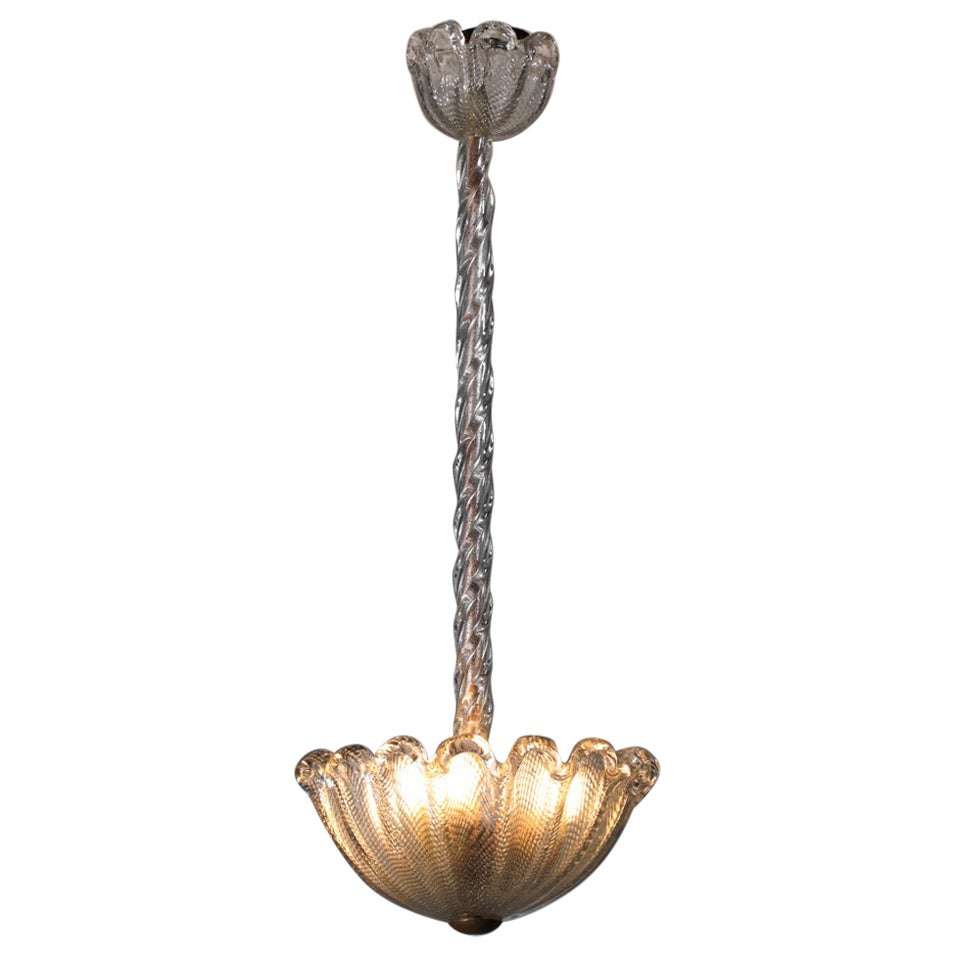 Italian chandelier in Murano glass from the 30's