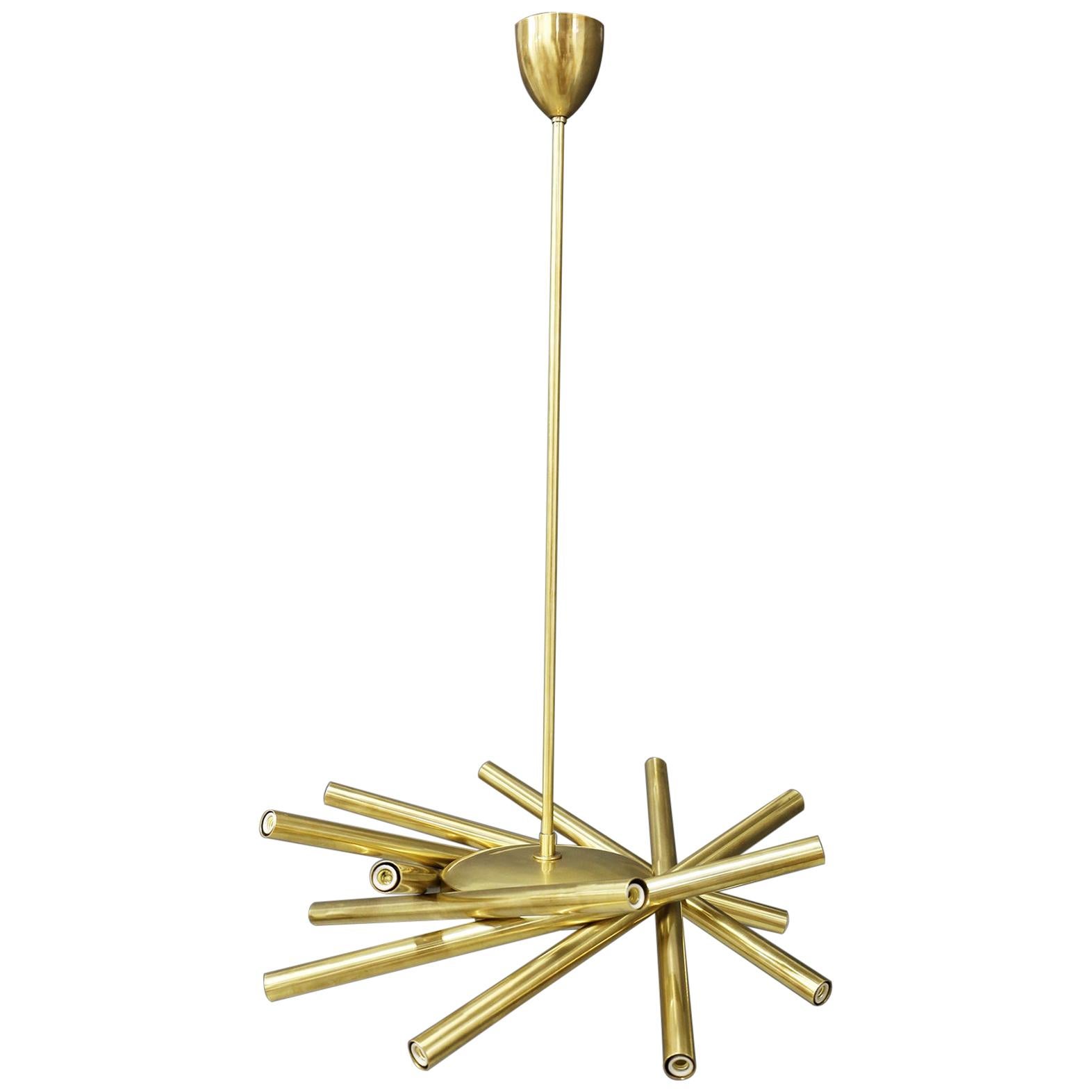 Italian Chandelier in Midcentury Style