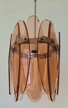 Italian Chandelier in the Manner of Max Ingrand