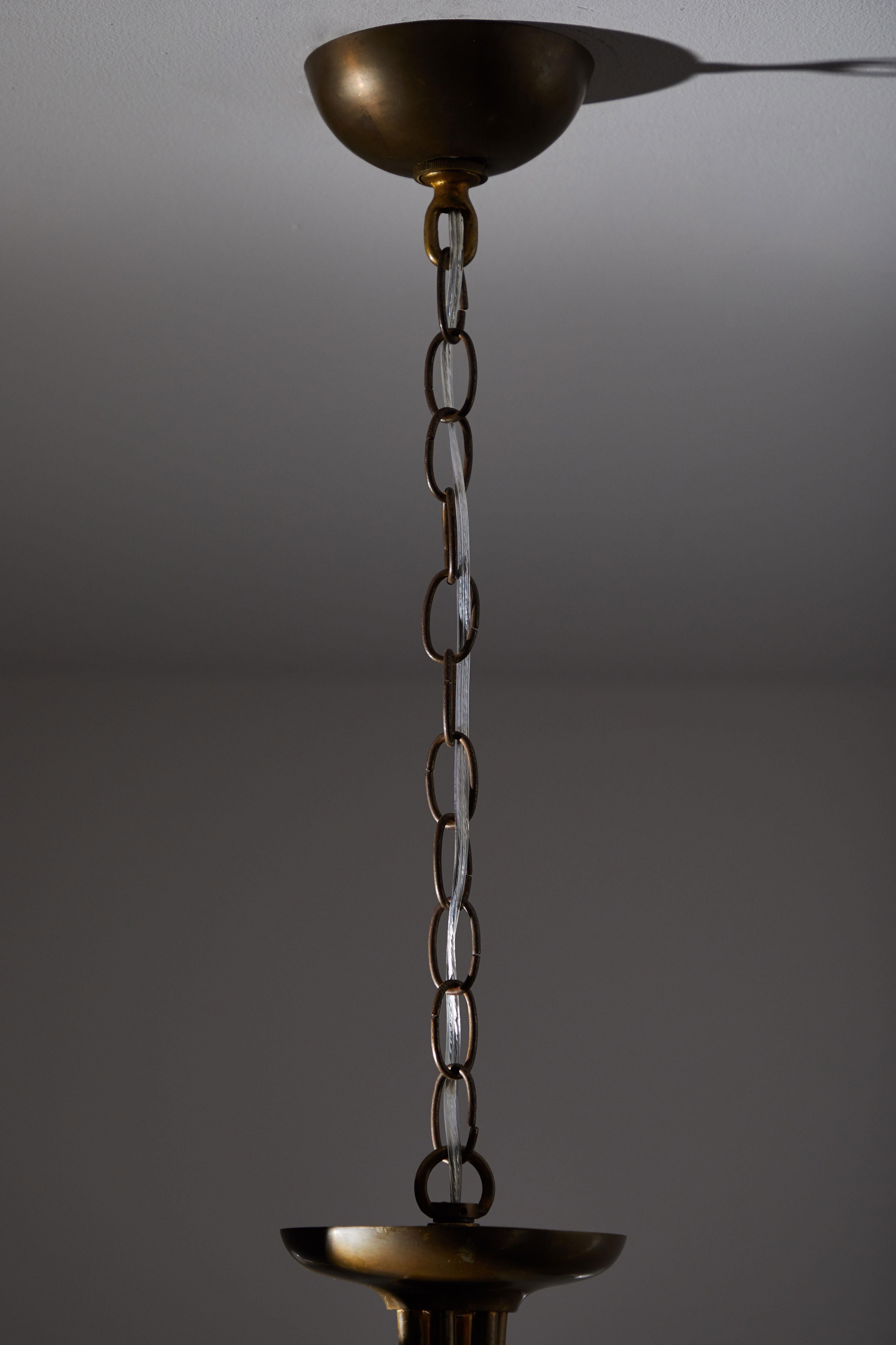 Italian Chandelier in the Style of Gio Ponti 1