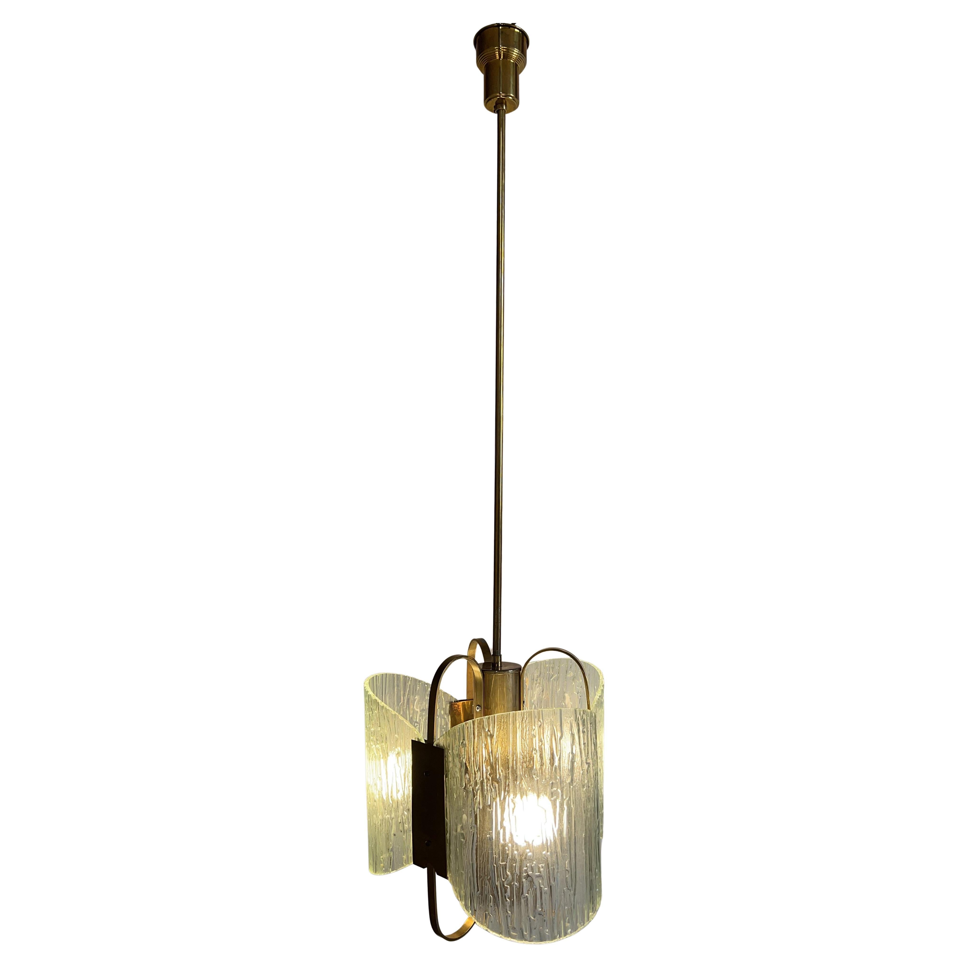  Lampadario italiano in stile Max Ingrand, 1970.
 