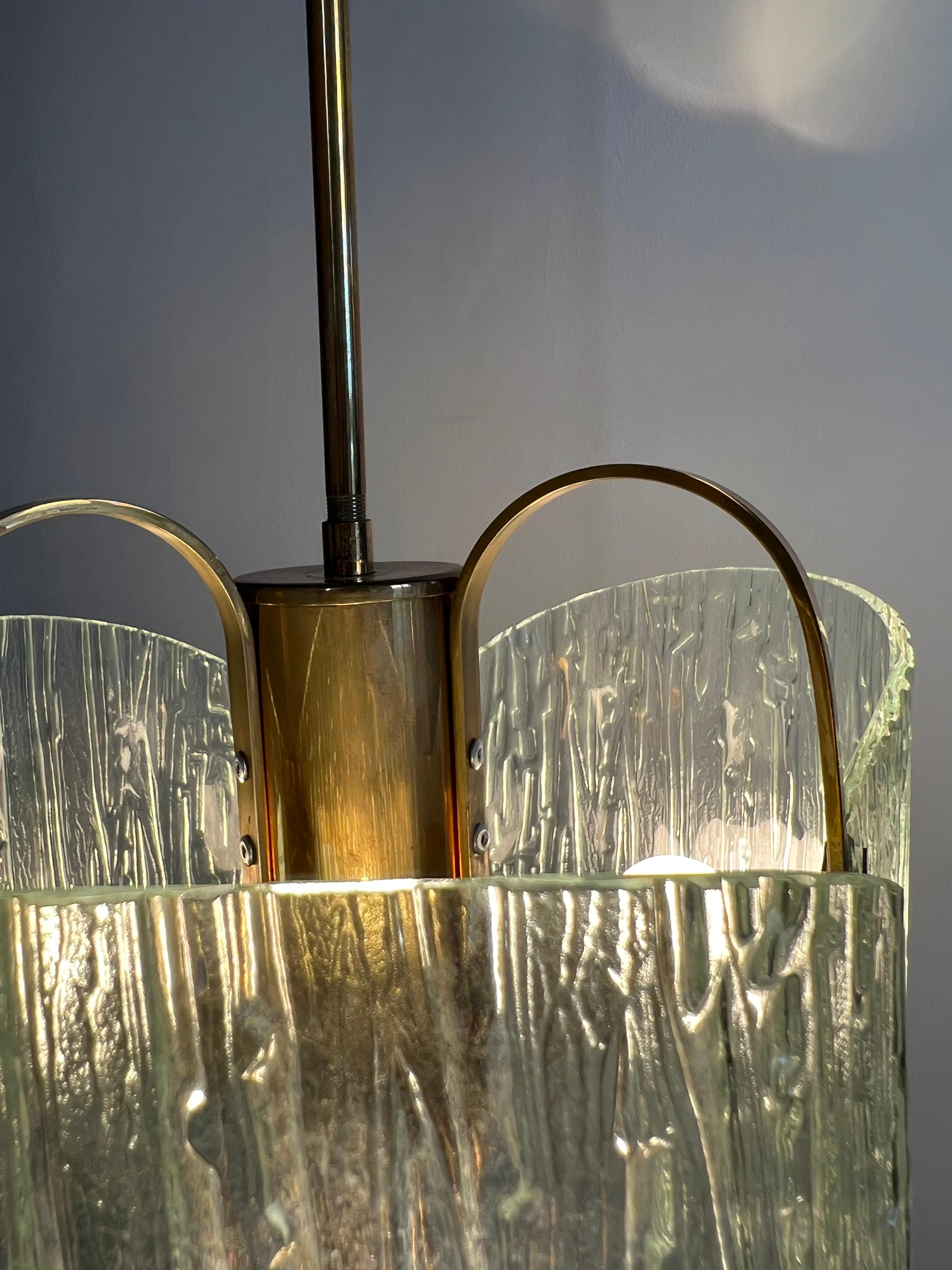 Lampadario italiano in stile Max Ingrand, 1970. in vendita 1