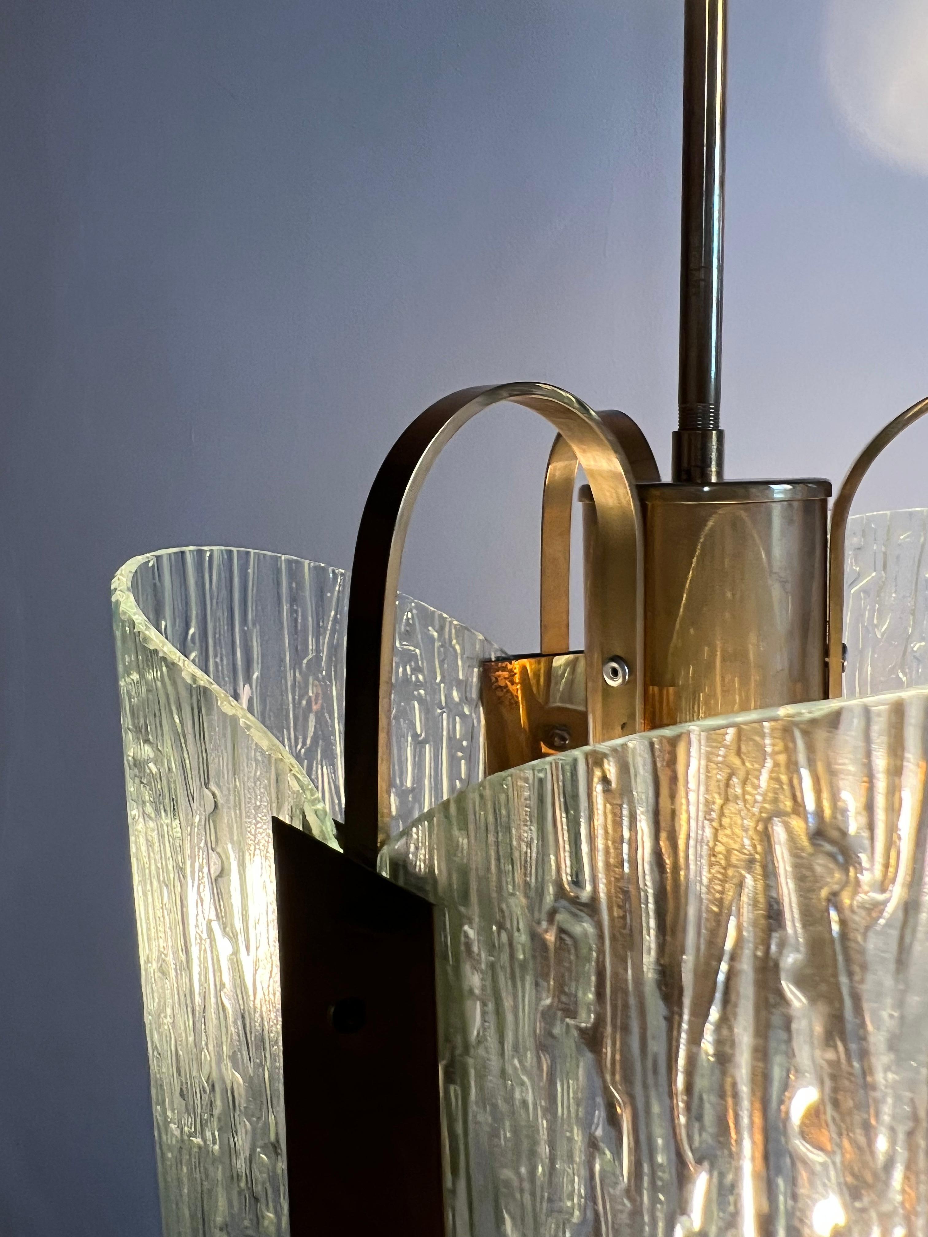 Lampadario italiano in stile Max Ingrand, 1970. in vendita 2