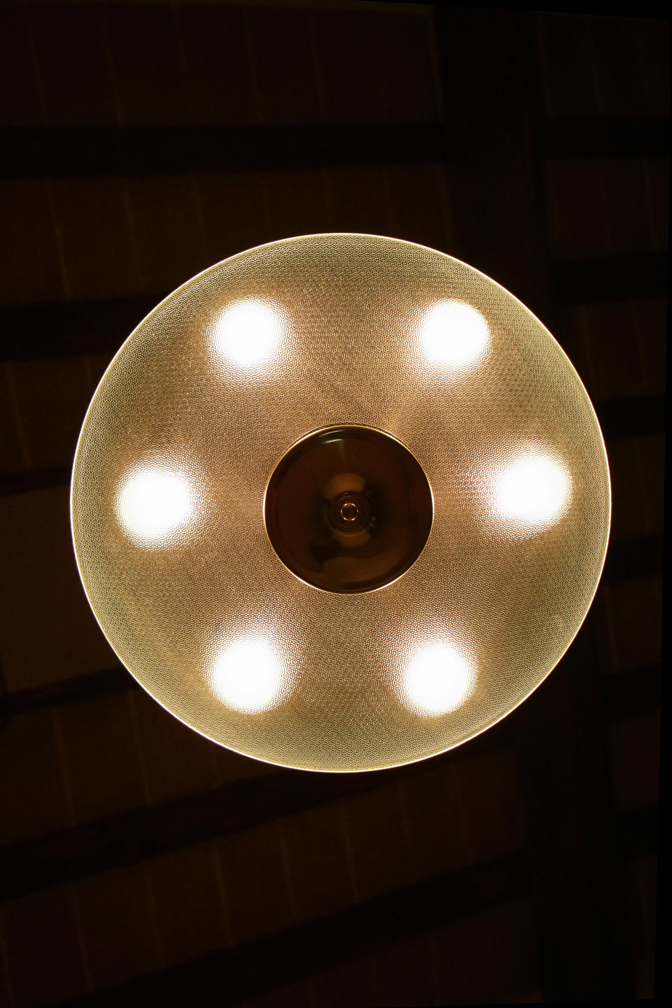 Italian Chandelier Pendant Ceiling Disco Lamp Attributed to Pietro Chiesa, 1950s For Sale 14