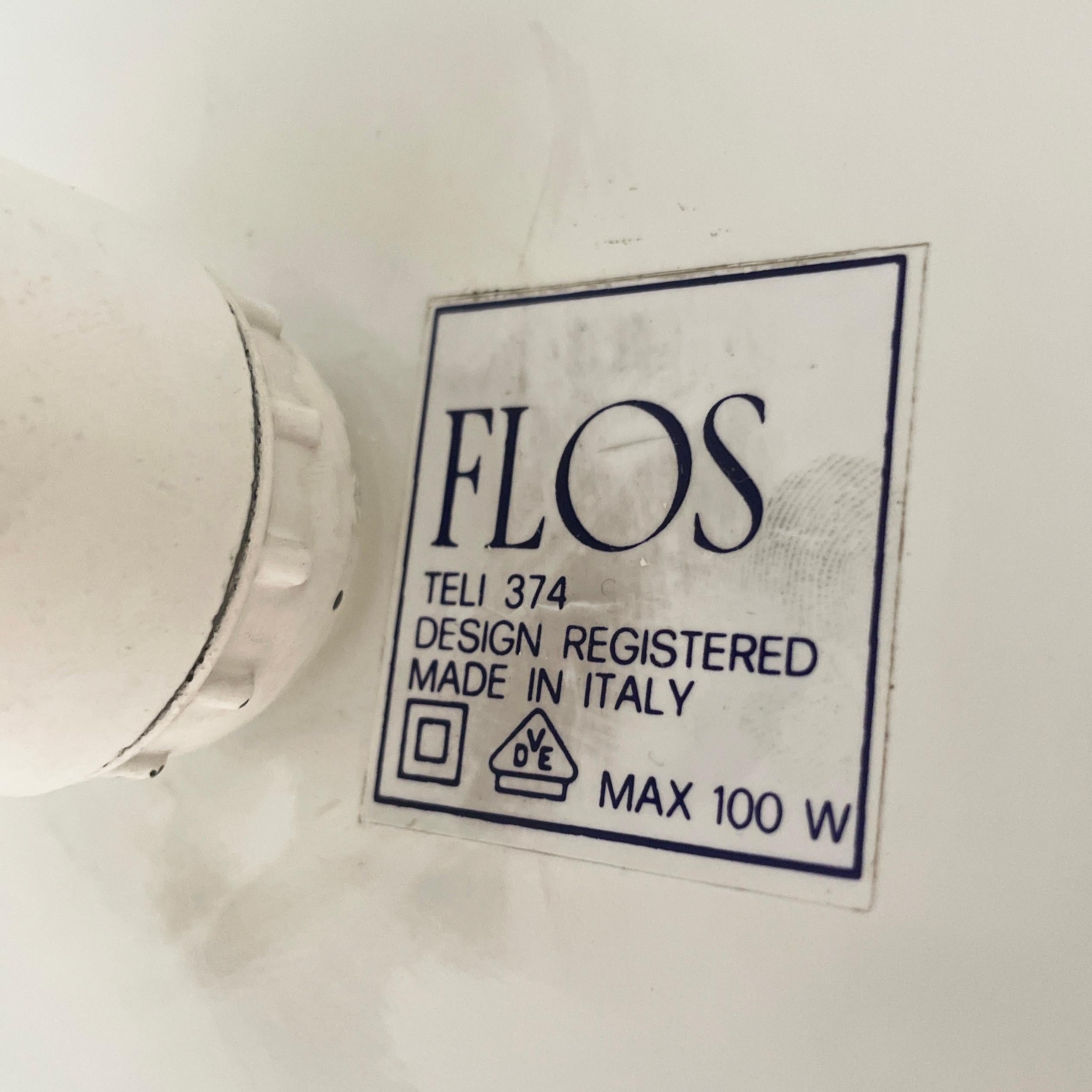 Italian Chandelier Teli 374  by Achille Pier Giacomo Castiglioni for Flos, 1980s 12