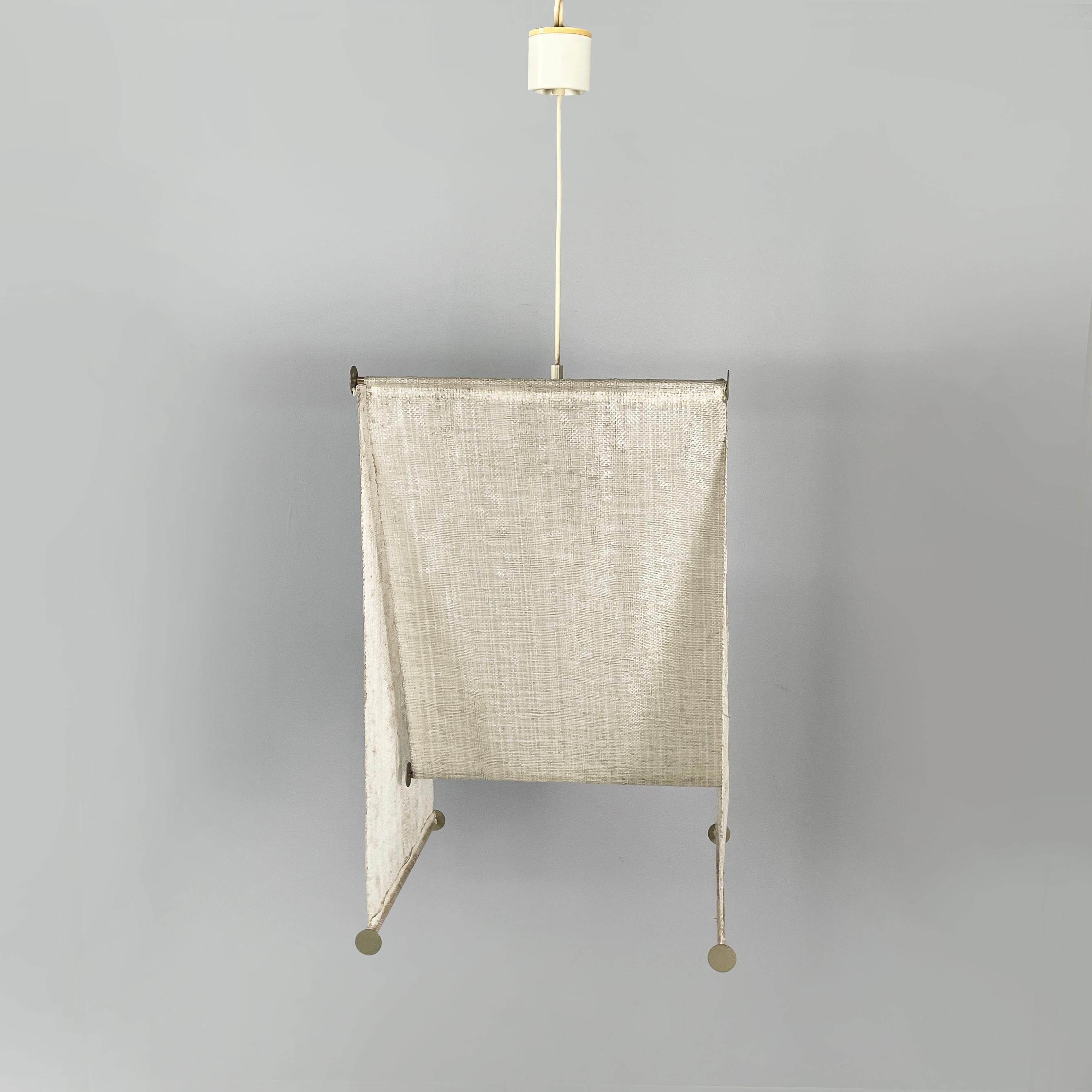 Italian Chandelier Teli 374  by Achille Pier Giacomo Castiglioni for Flos, 1980s In Fair Condition For Sale In MIlano, IT