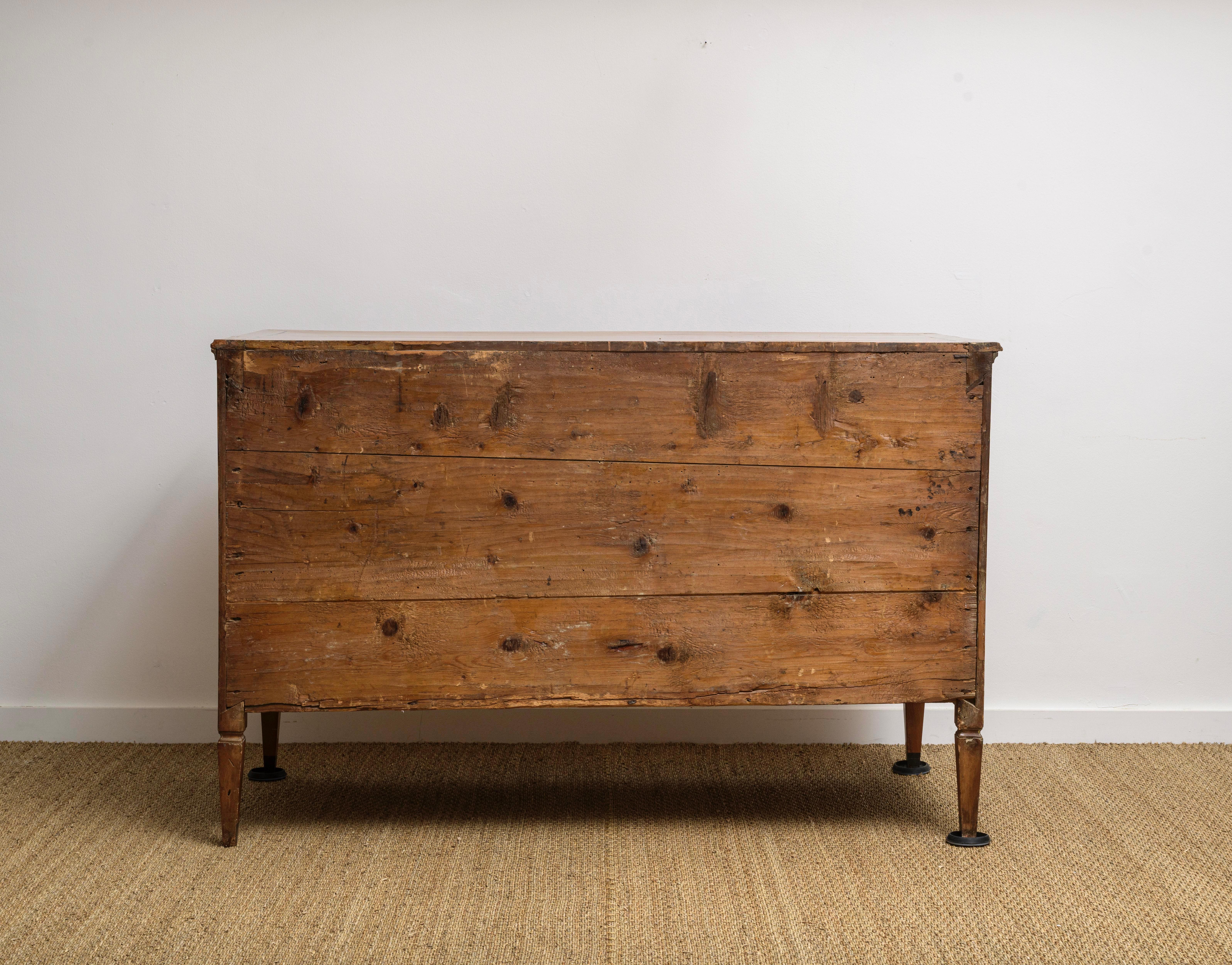 19th Century Italian Cherry Neoclacial-style Commode For Sale
