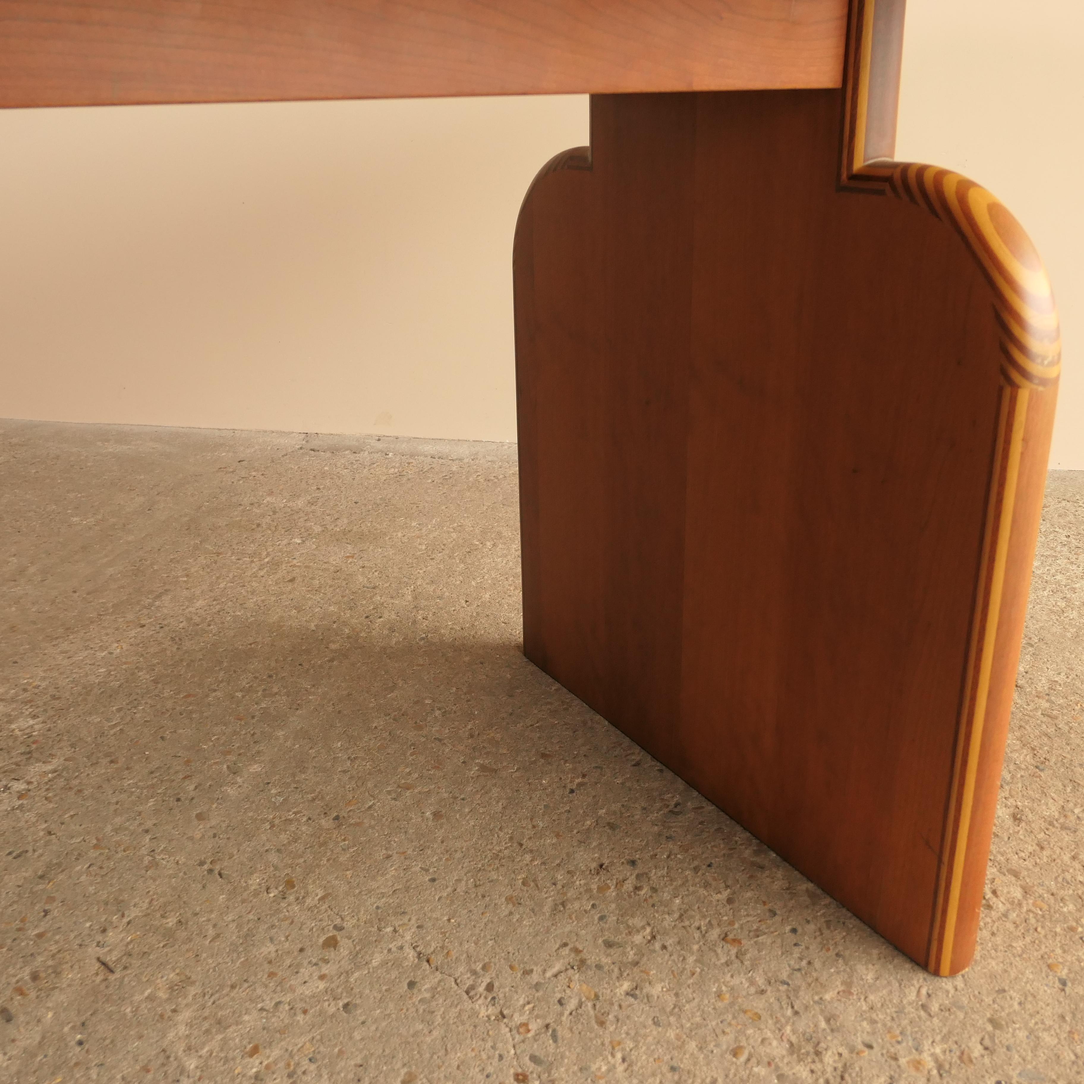 Italian Cherry Wood Dining Table For Sale 5