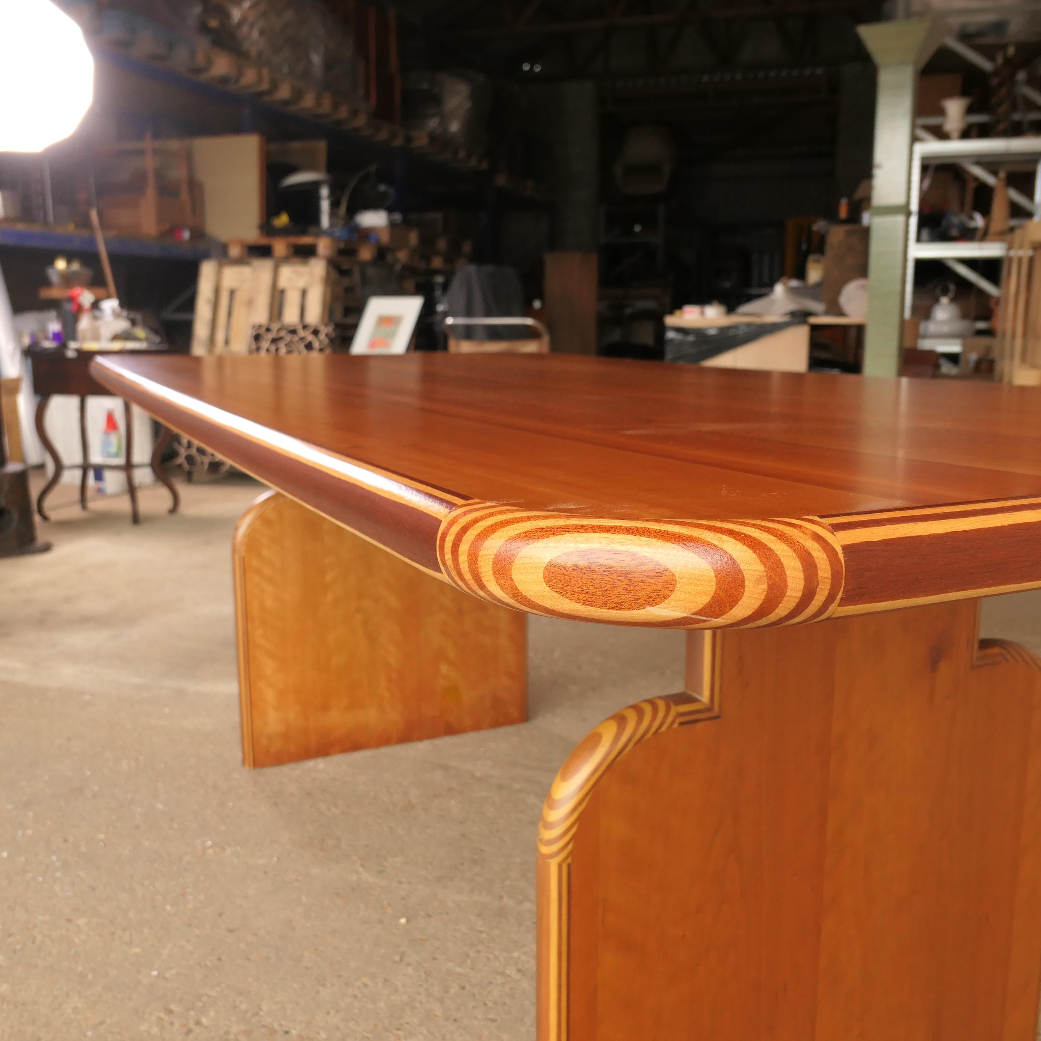 Italian Cherry Wood Dining Table For Sale 7