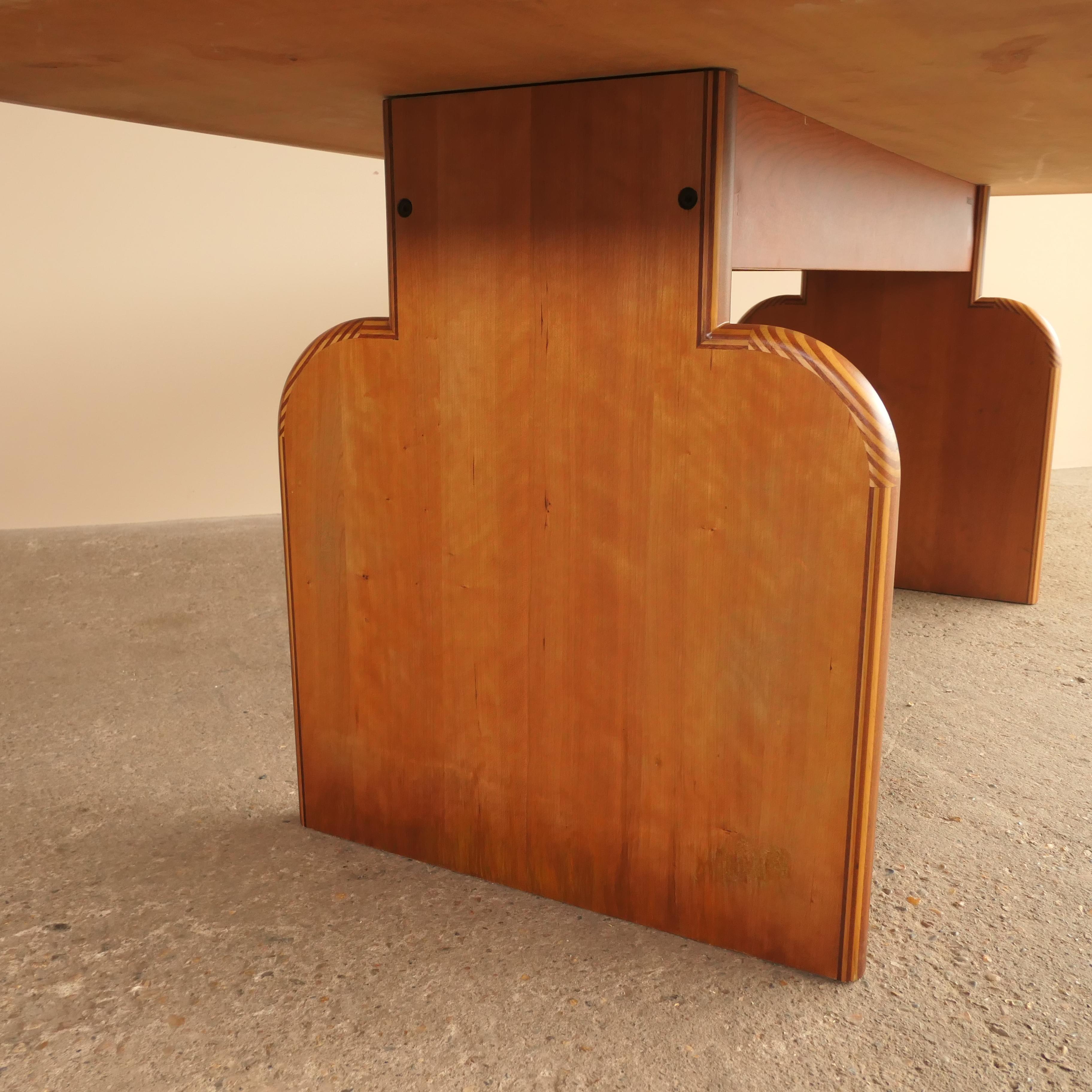 Italian Cherry Wood Dining Table For Sale 2