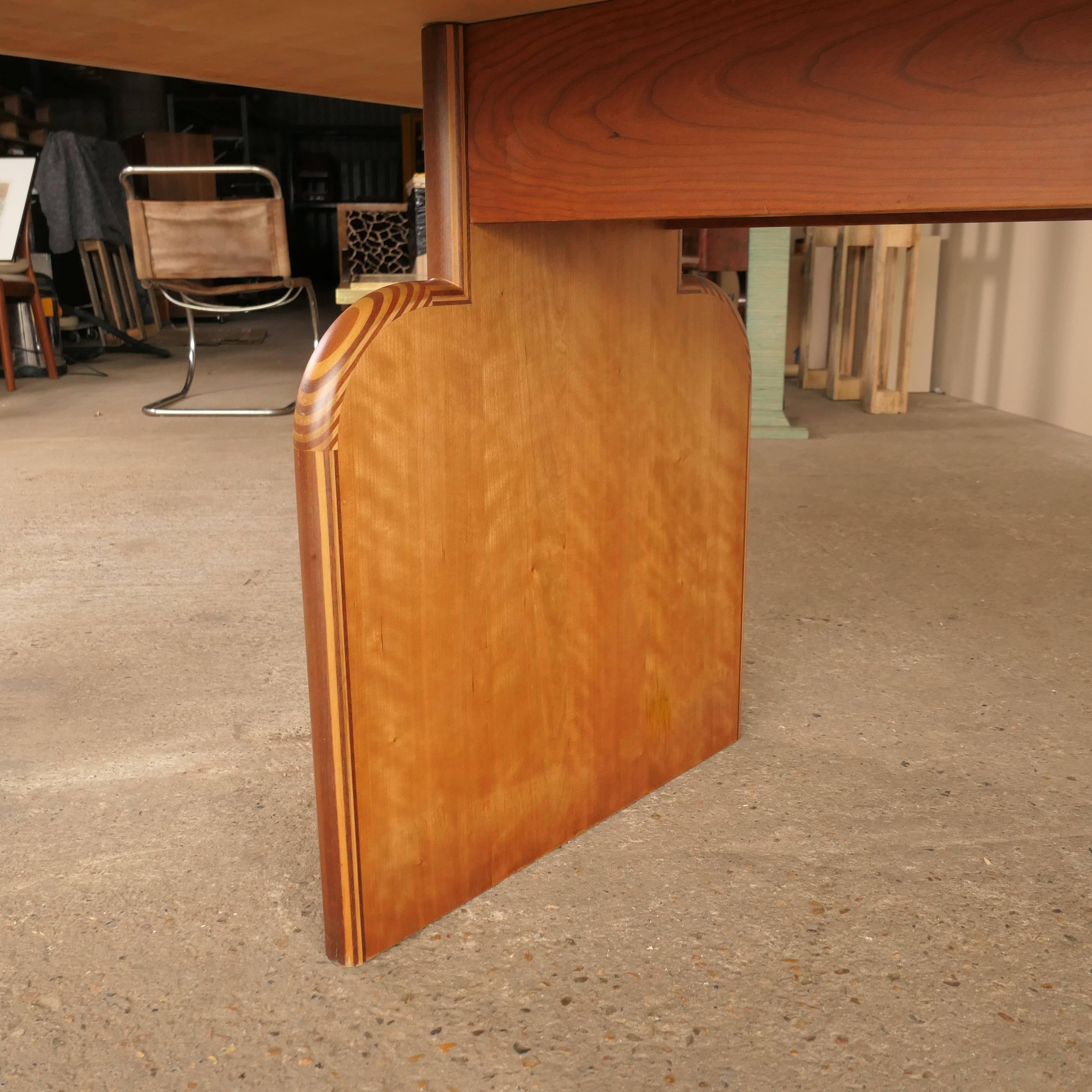 Italian Cherry Wood Dining Table For Sale 4