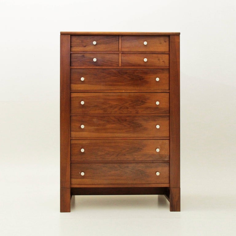 Italian Chest Of Drawer With Vanity Desk By Bernini 1960s At 1stdibs Chest Of Drawers Produced By Bernini In The 1960s Wood Veneer Structure S