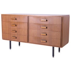 Italian Chest of Drawers by Elam in Iron and Brass, 1950s