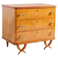 Italian Chest of Drawers by Paolo Buffa with Cornocopies, 1950s