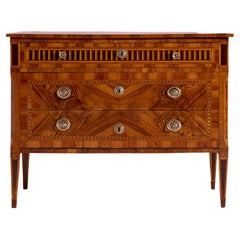 Italian chest of drawers in Louis XVI style, Lombardy, late 18th century