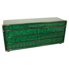 Italian chest of drawers, lacquered wood, 1980s