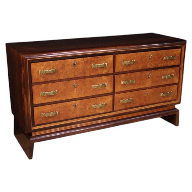 cómoda italiana de madera del siglo XX, 1950 en venta
