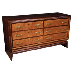 20th Century Wood Italian Chest of Drawers, 1950s