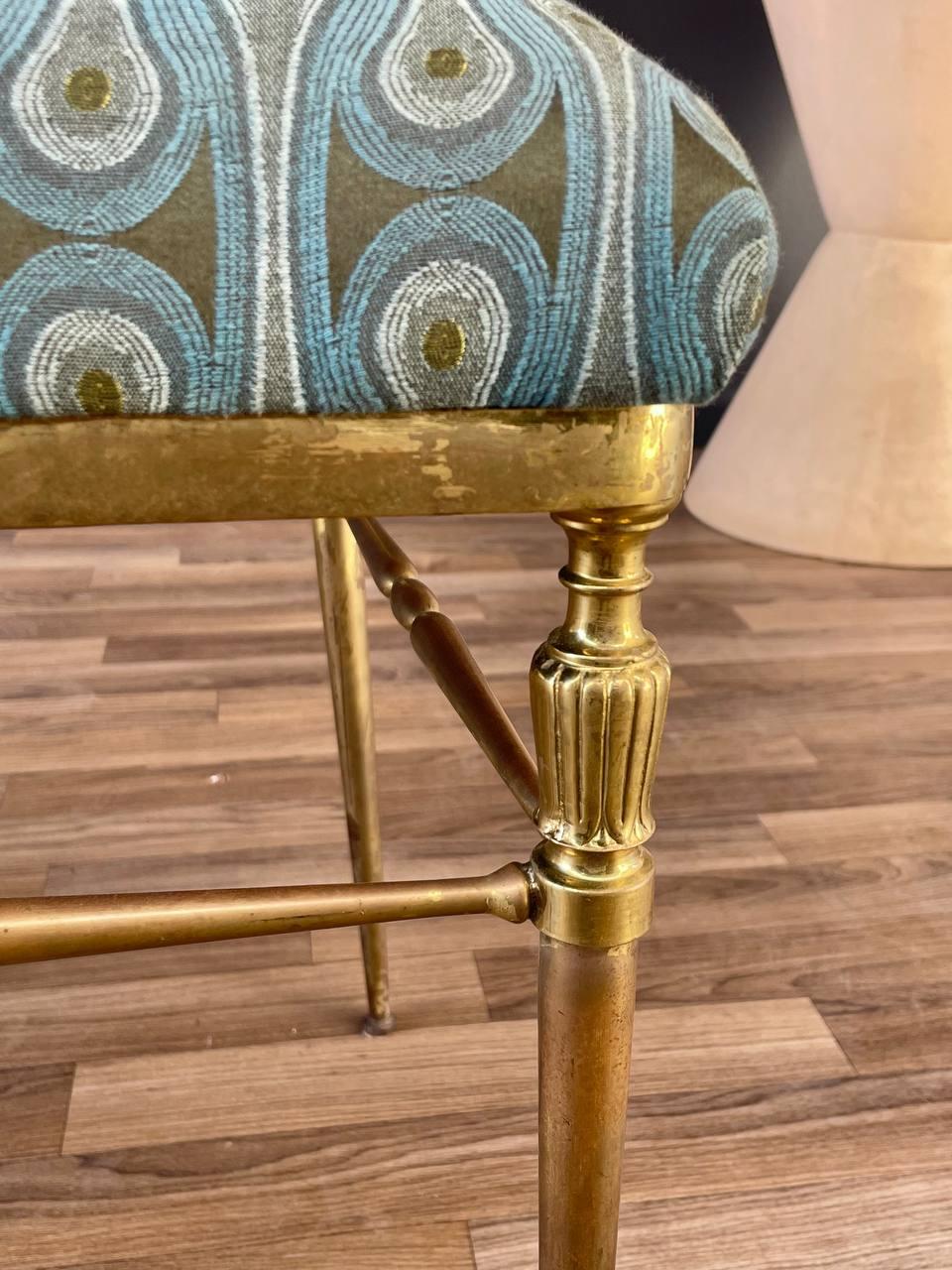 Italian Chiavari Brass Accent Chair For Sale 3