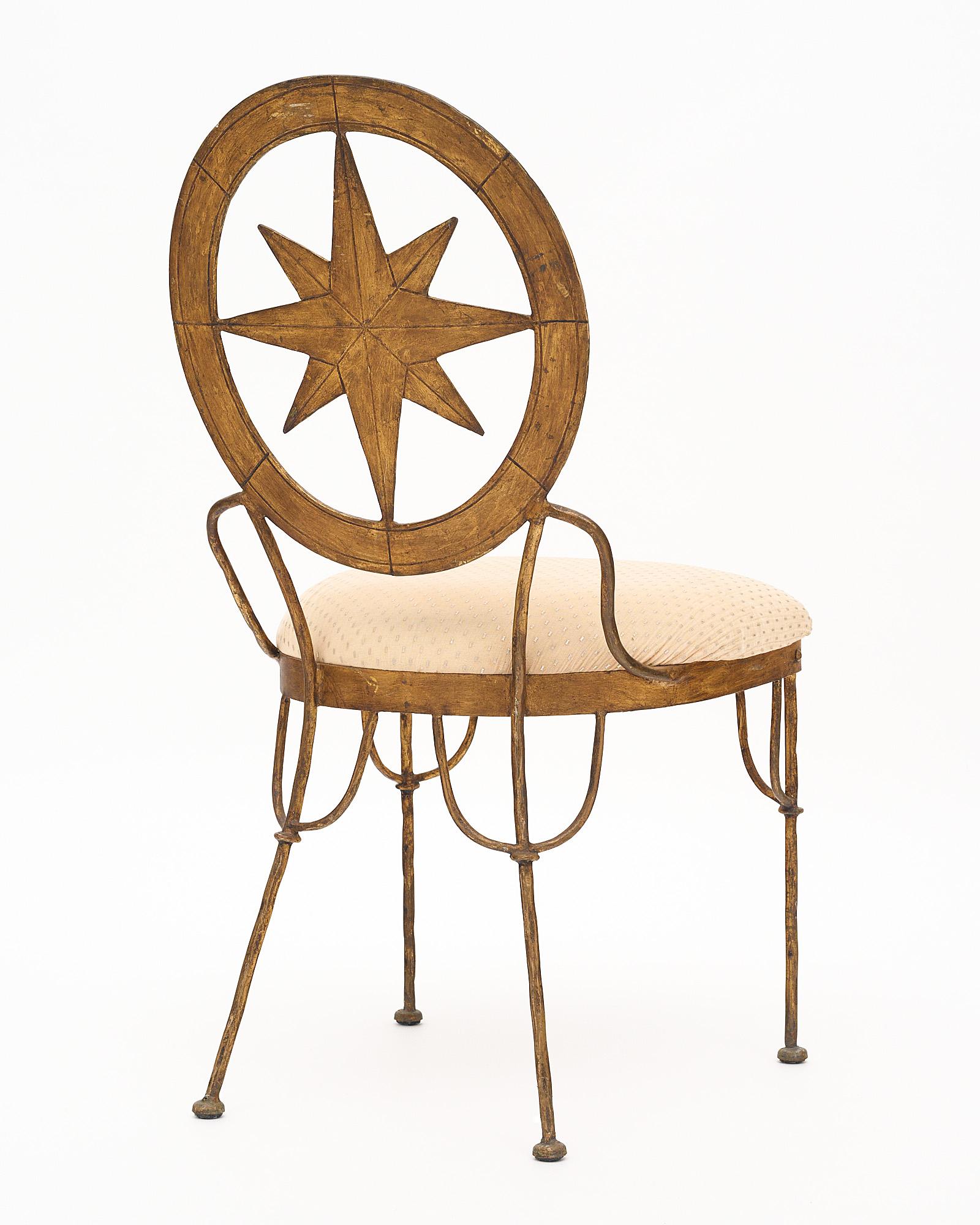 Italian Chiavari Style Compass Rose Dining Chairs 3