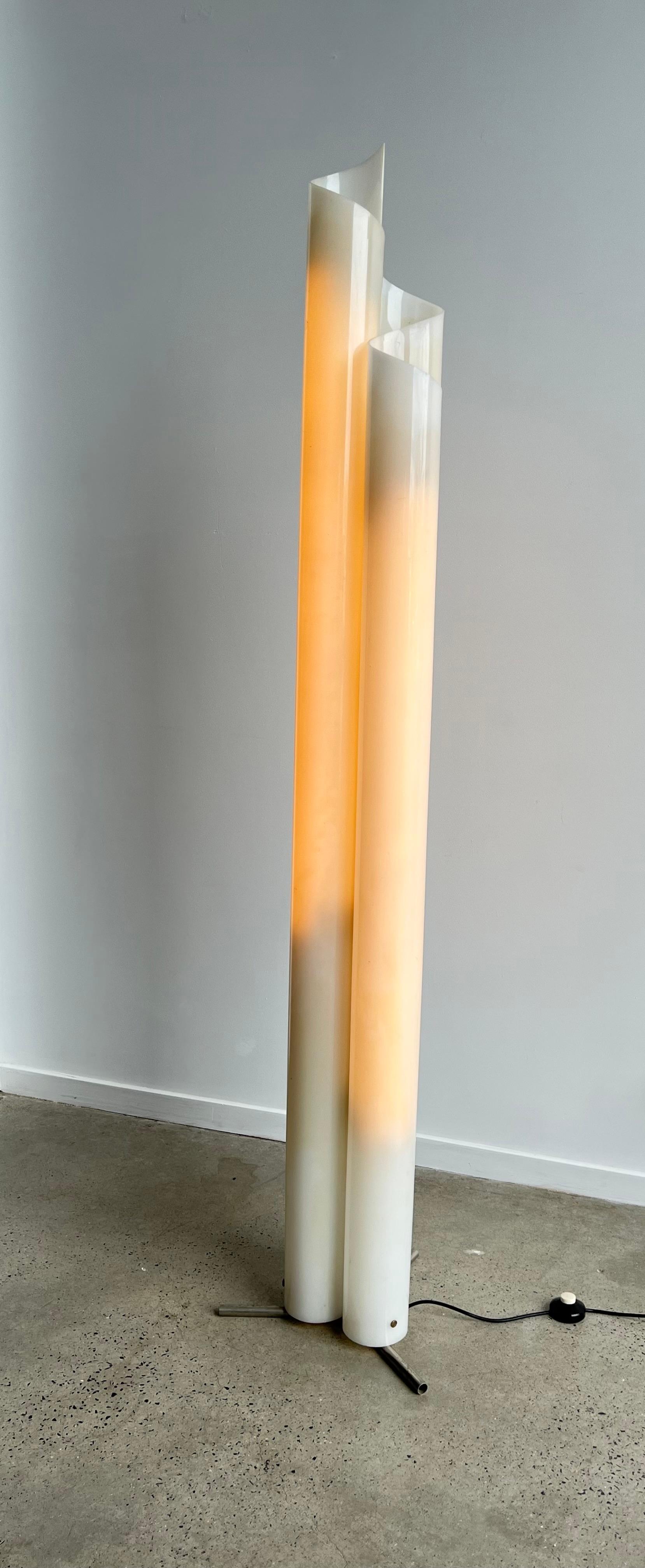 Mid-Century Modern Lampadaire Chimera italien de Vico Magistretti pour Artemide, première édition, 1969 en vente