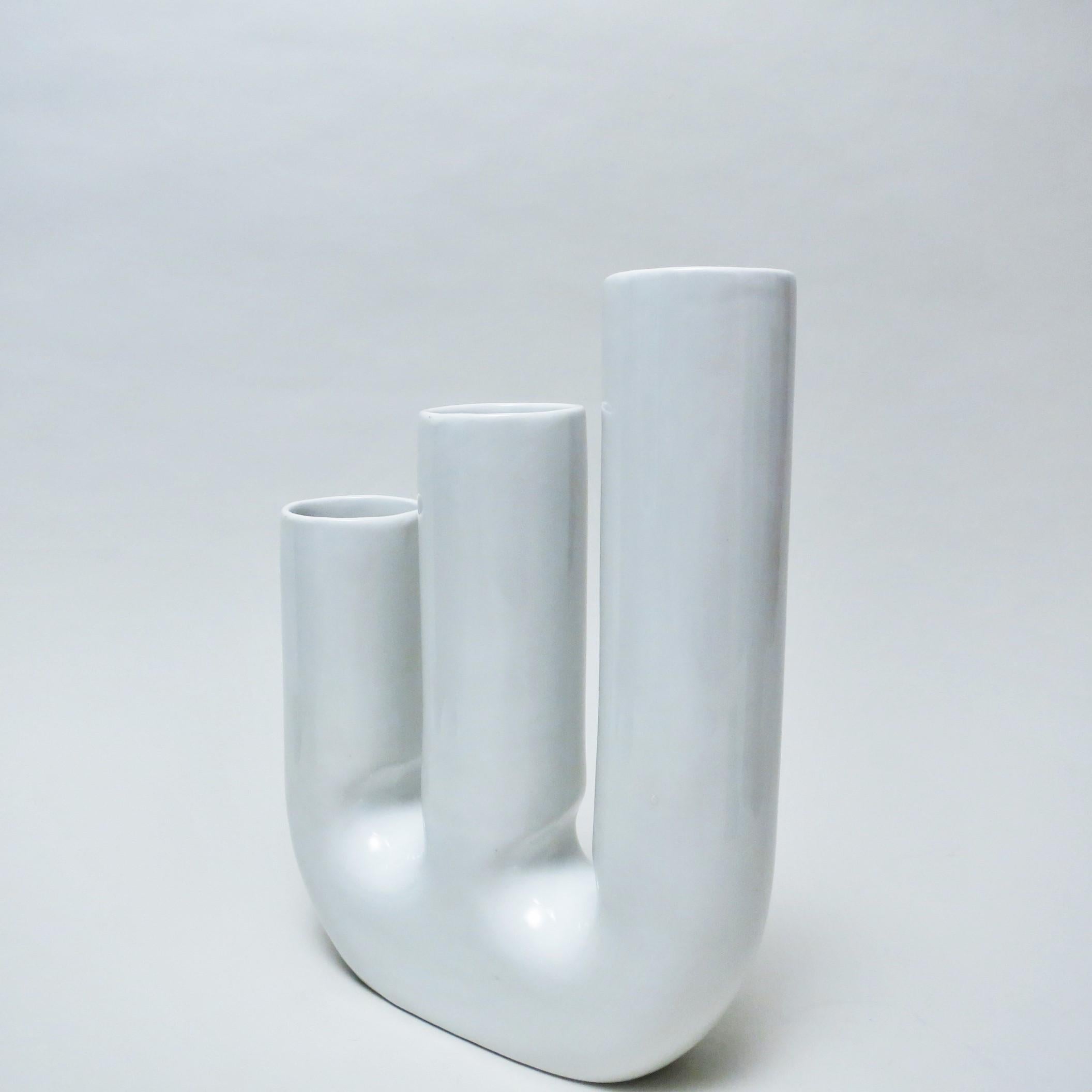 Italian Chimney Vase by Pino Spagnolo Sicart, 1970s In Good Condition In Paris, FR