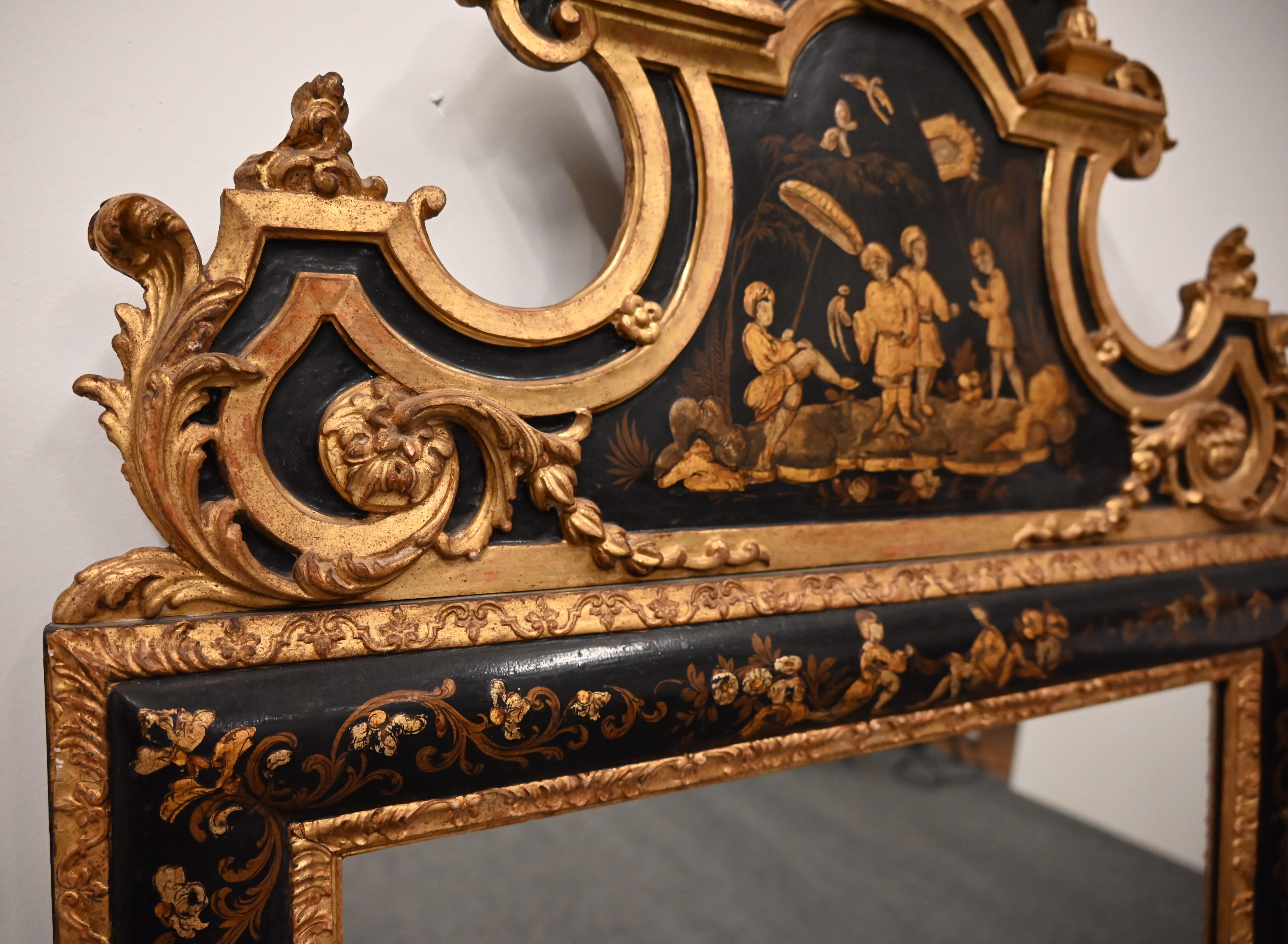Italian Chinoiserie Mirror, 1920s 6
