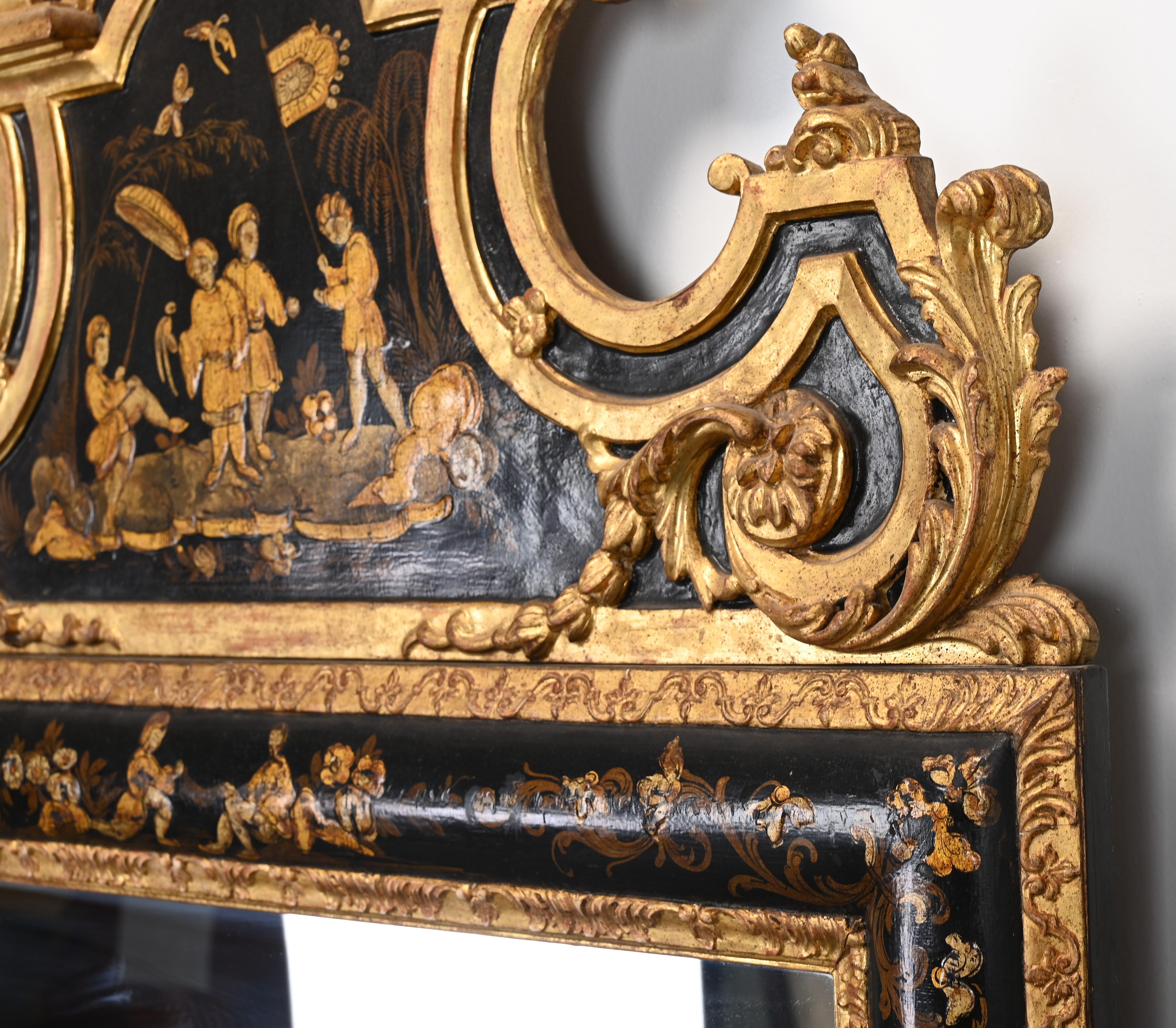 Italian Chinoiserie Mirror, 1920s 3