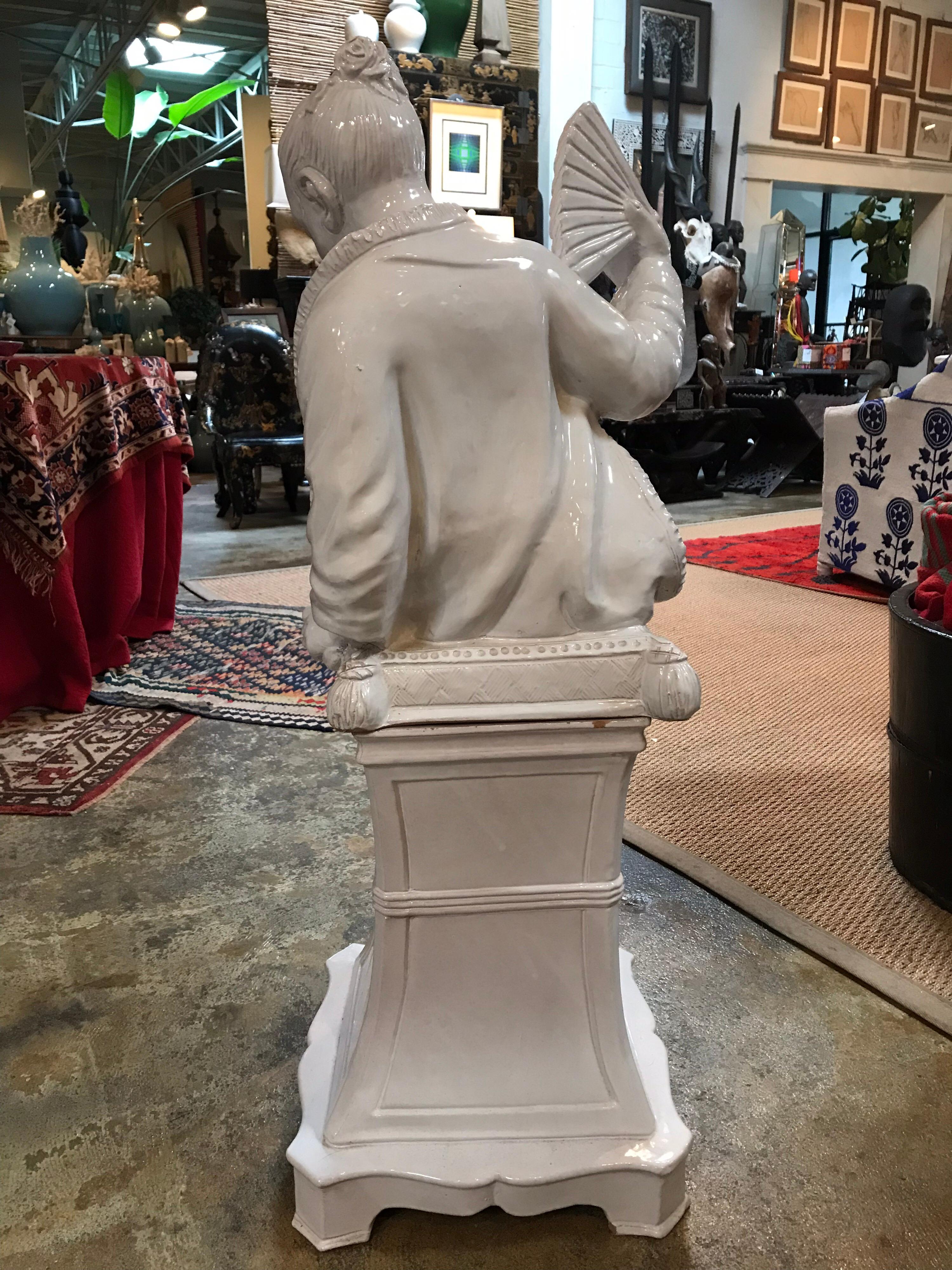 Italienische Chinoiserie-Statue im Zustand „Gut“ im Angebot in Dallas, TX