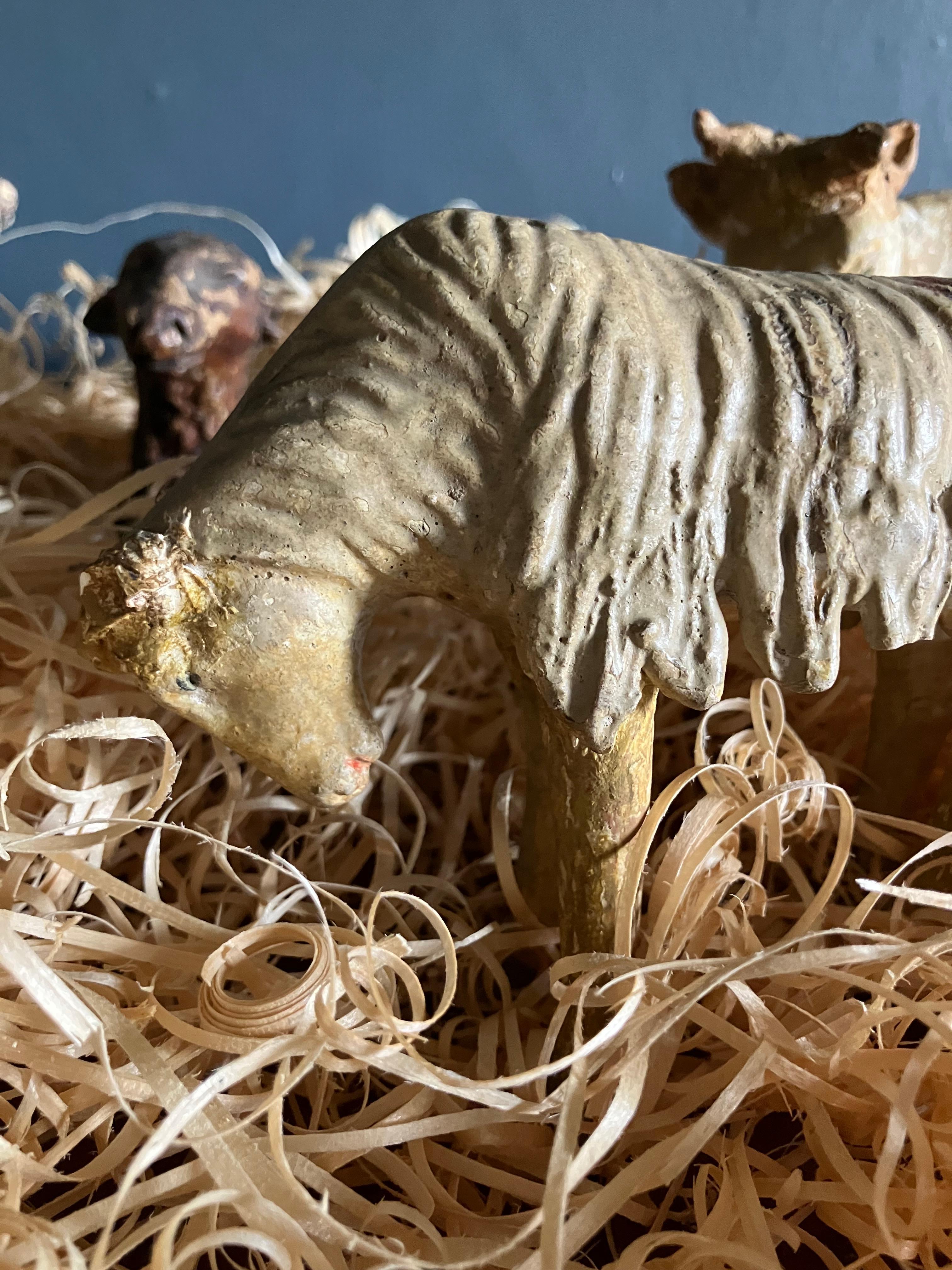 Italian Christmas Manger Animals For Sale 9