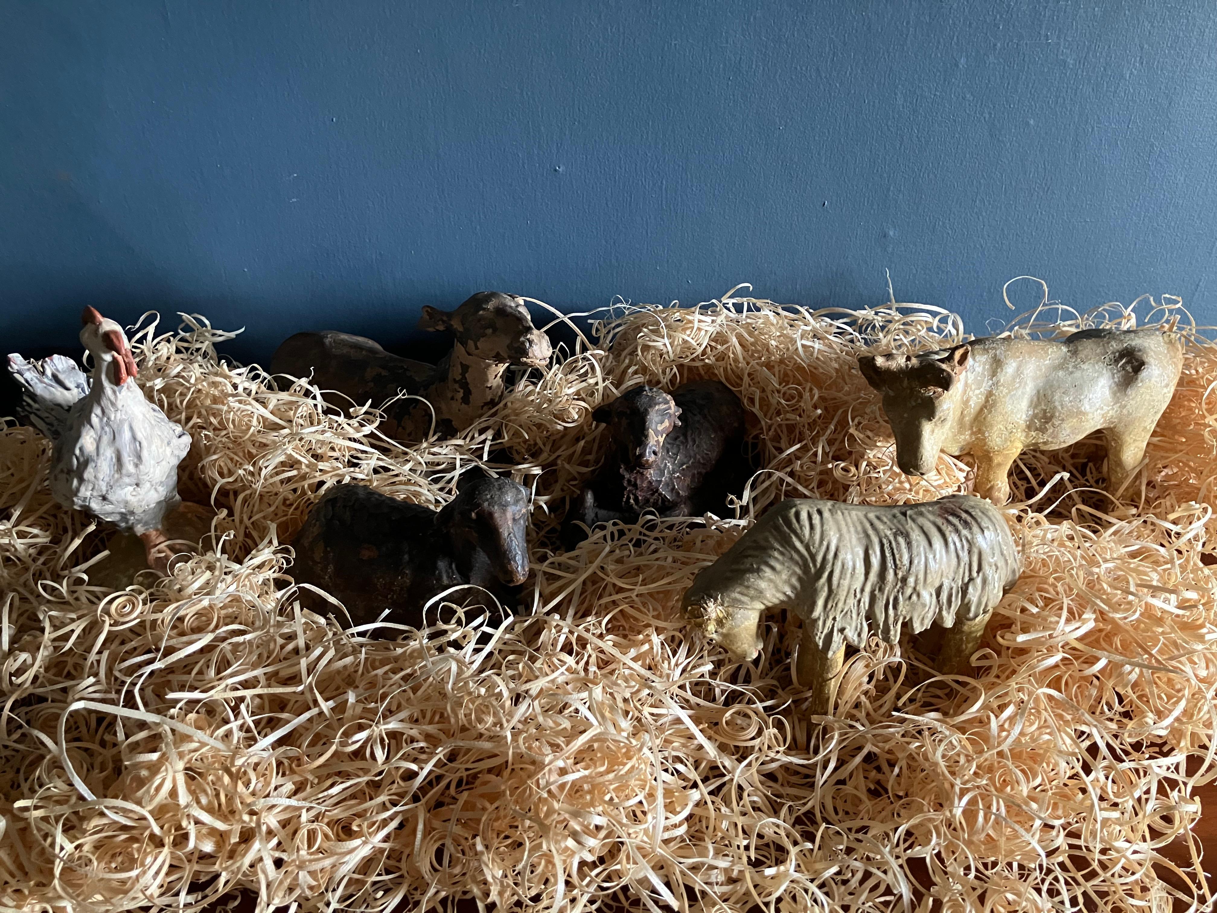 Italian Christmas Manger Animals For Sale 10