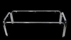 Italian Chrome and Glass Coffee Table by Tricom c. 1060/70's