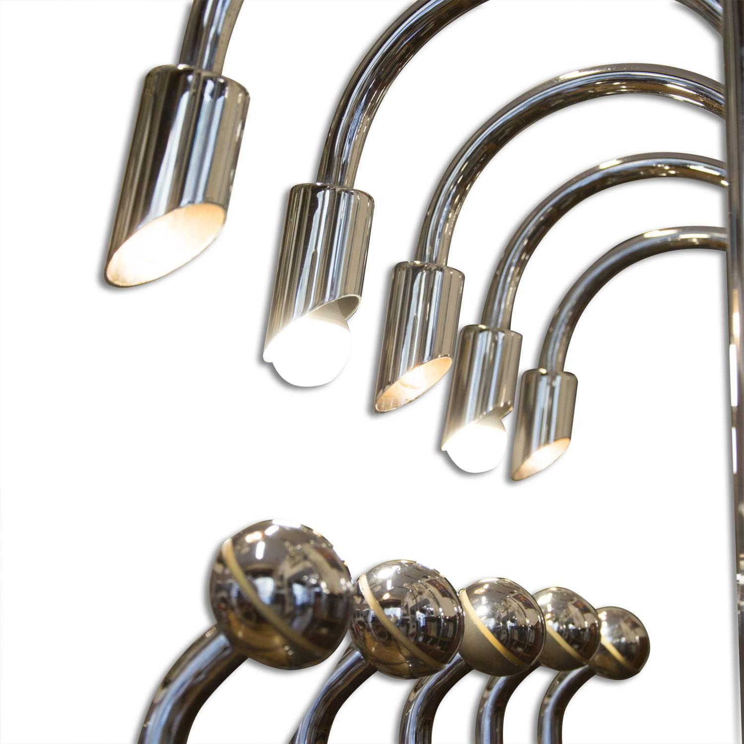 Italian Chrome-Plated Coat Rack, 1970s 3