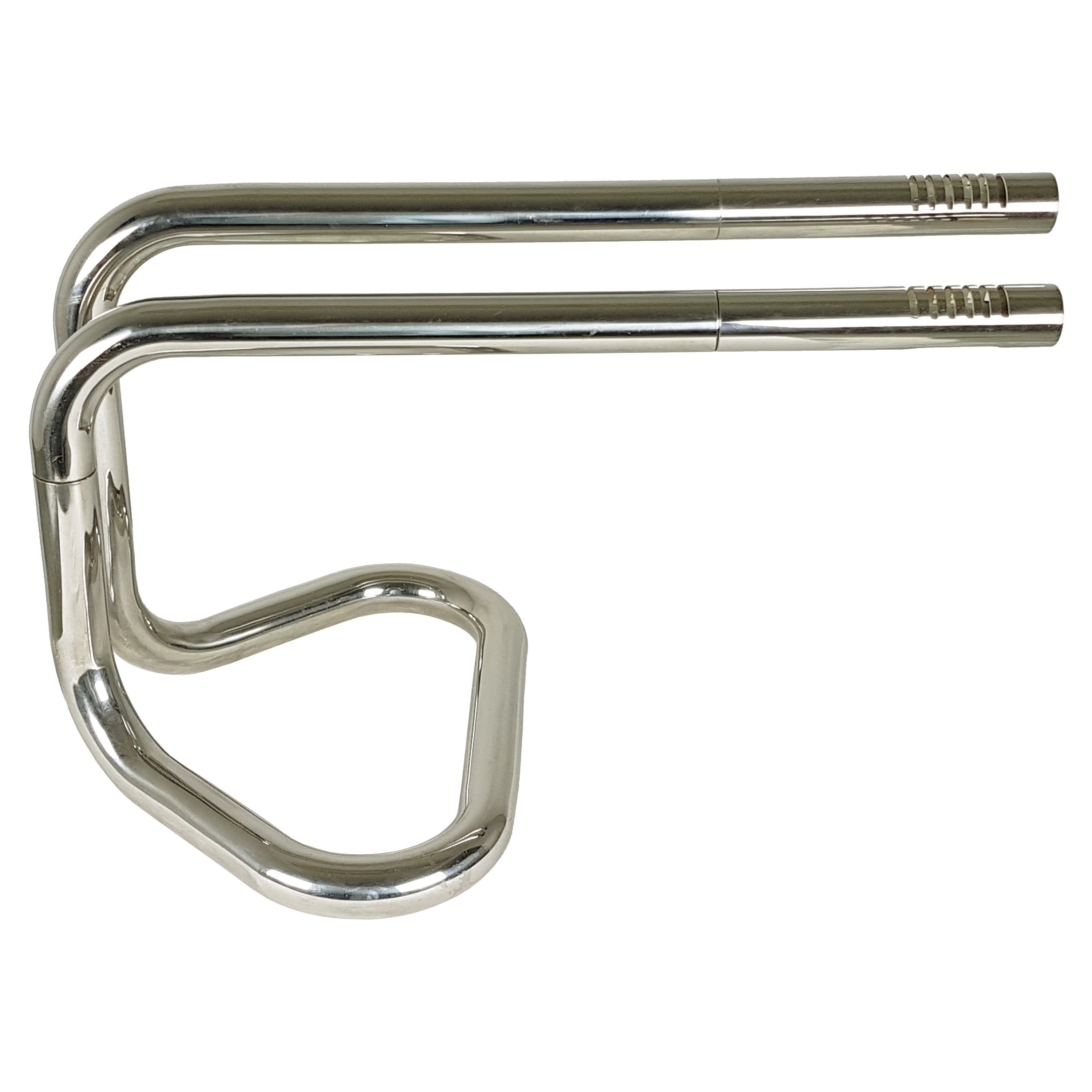 Italian Chrome-Plated Metal 1970s Adjustable Tubolar Lamp
