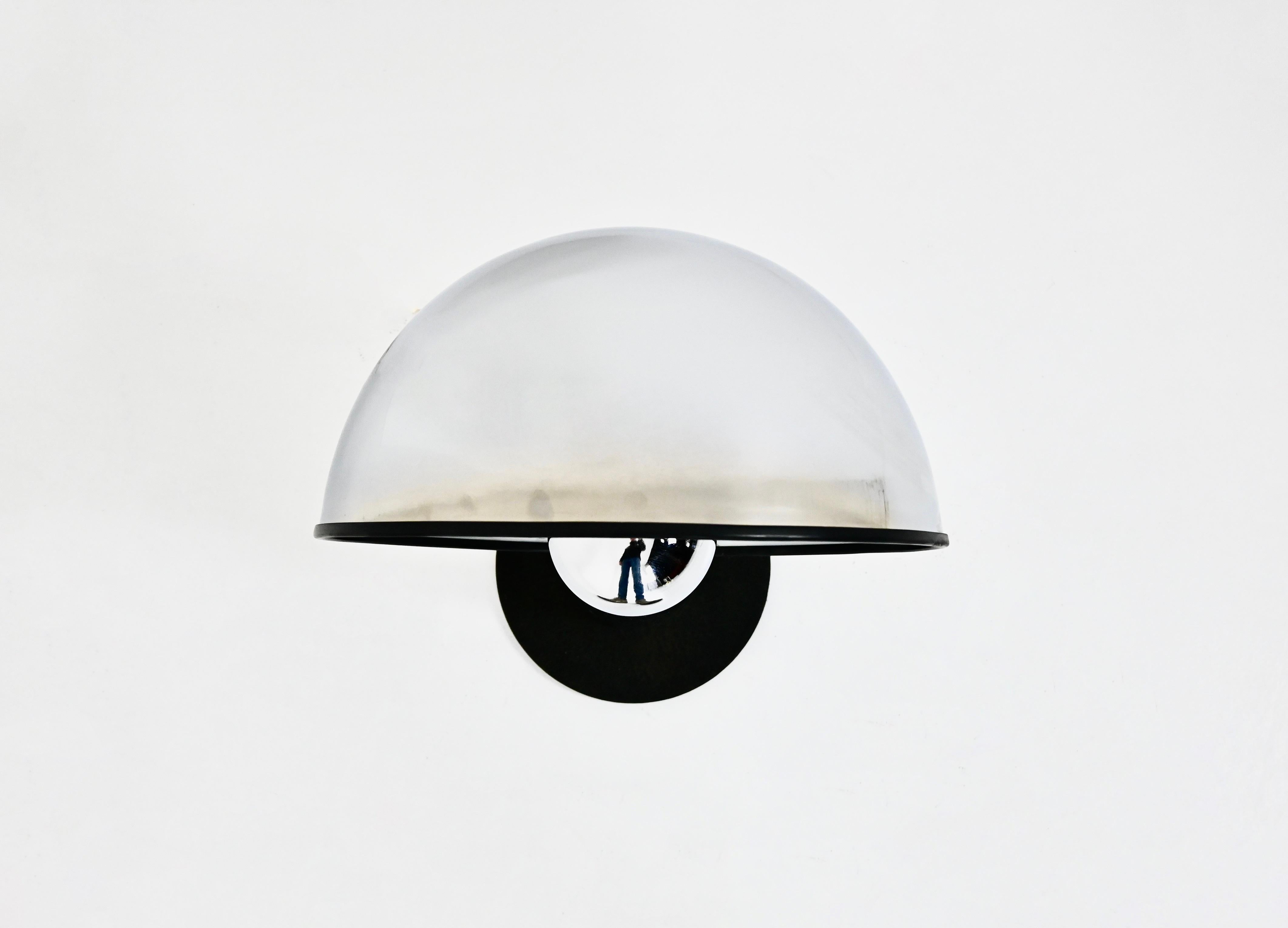 Lampada da tavolo italiana cromata, anni '60 5
