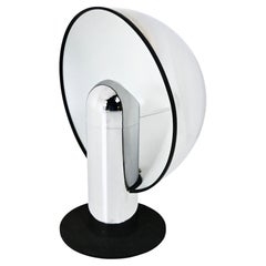Lampe de table italienne chromée, années 1960