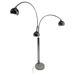 Italienische verchromte Stehlampe, Attr. an Reggiani, 1970er Jahre