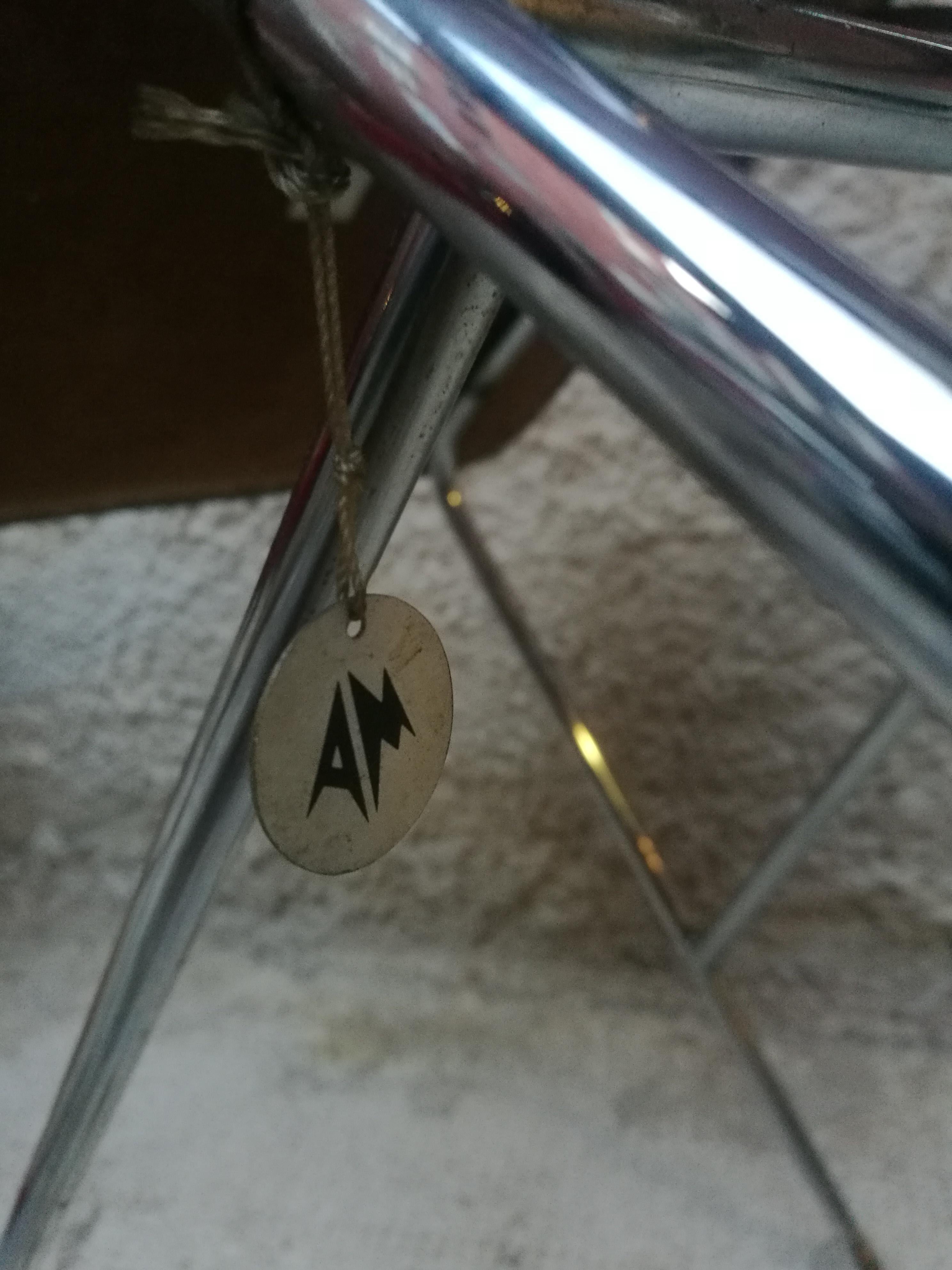 Italienischer verchromter Metallstuhl mit Lederbezug von Mendini für Zabro:: 1980er Jahre 5