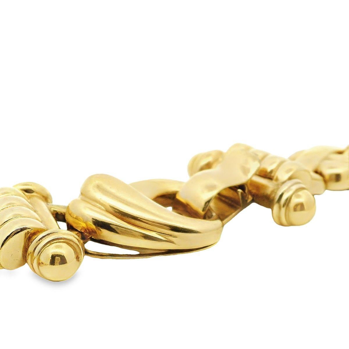 Collier à maillons fantaisie italiens Bon état - En vente à Newton, MA