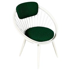 Italian Circle armchairs by Yngve Ekström for Ese Mobler Ab Sweden, 1960s