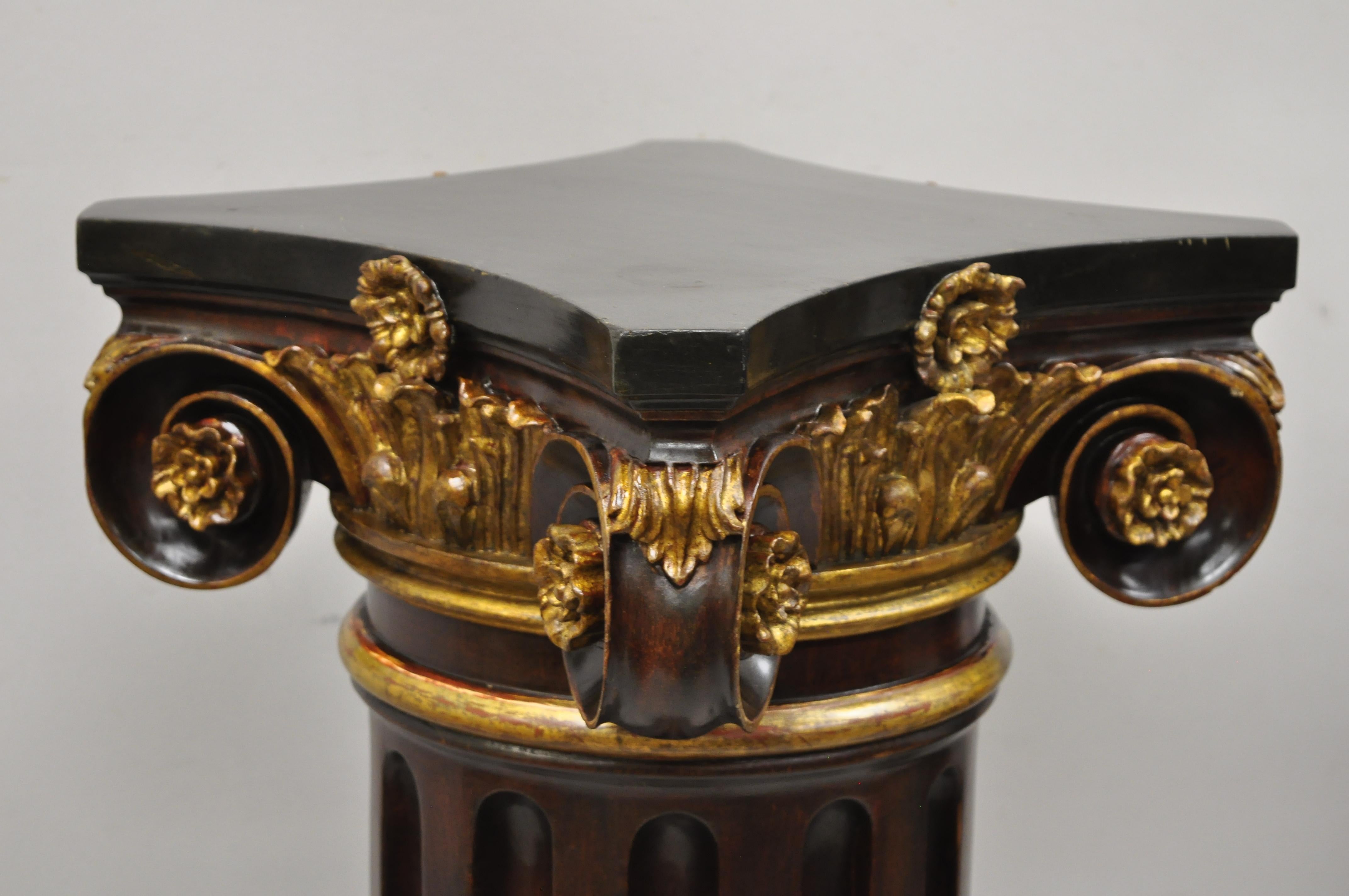 gold pedestal